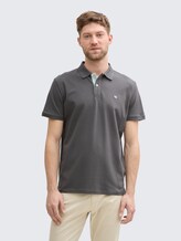 Polo piqué en coton - Dark Shadow