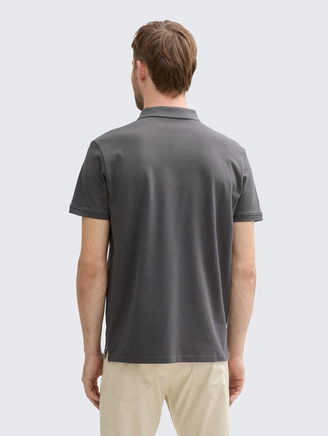 Piqué Poloshirt aus Baumwolle - Dark Shadow