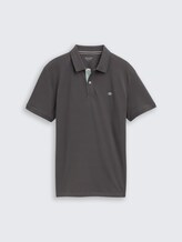 Polo piqué en coton - Dark Shadow