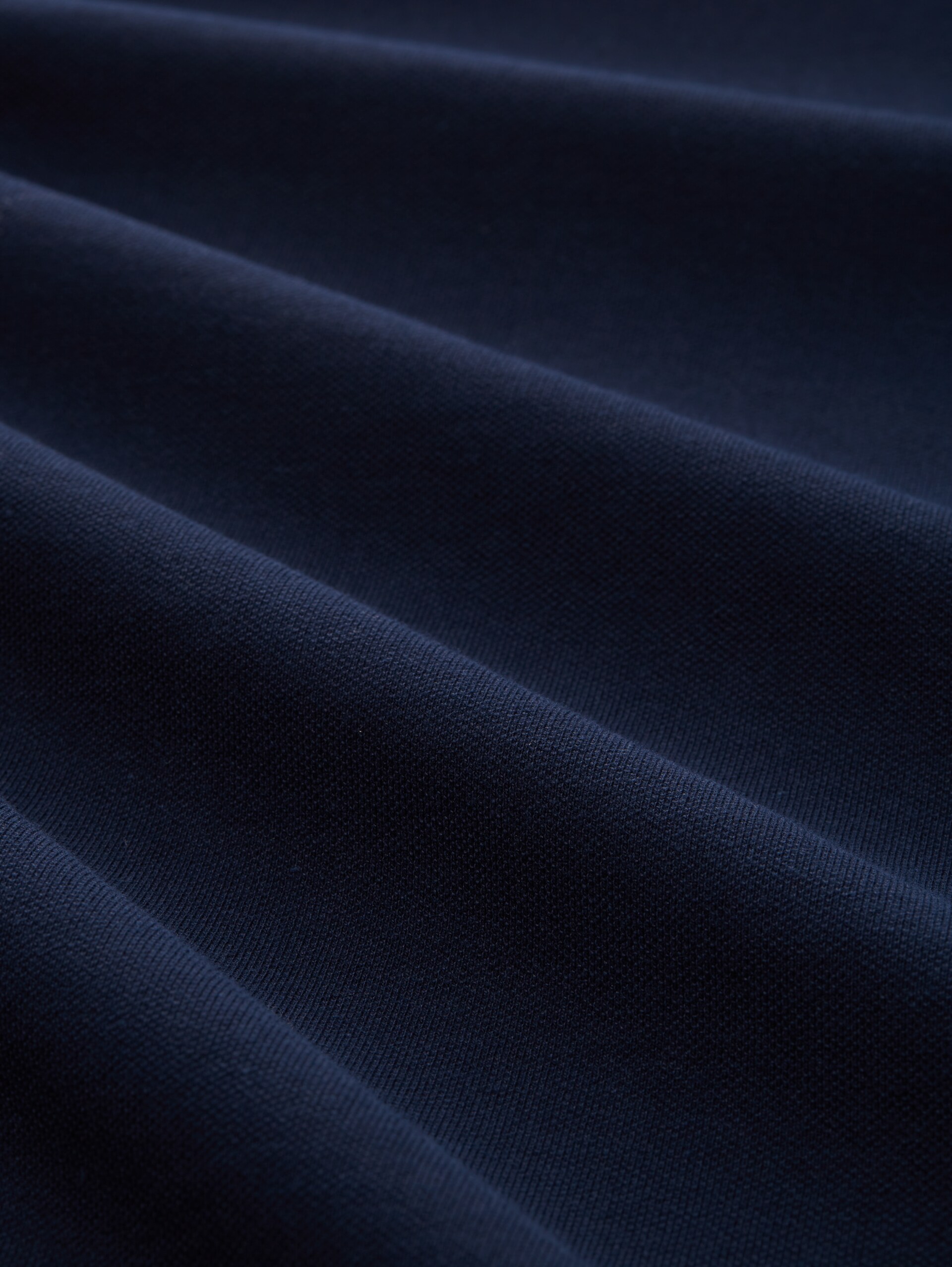 Piqué Poloshirt aus Baumwolle - sky captain blue
