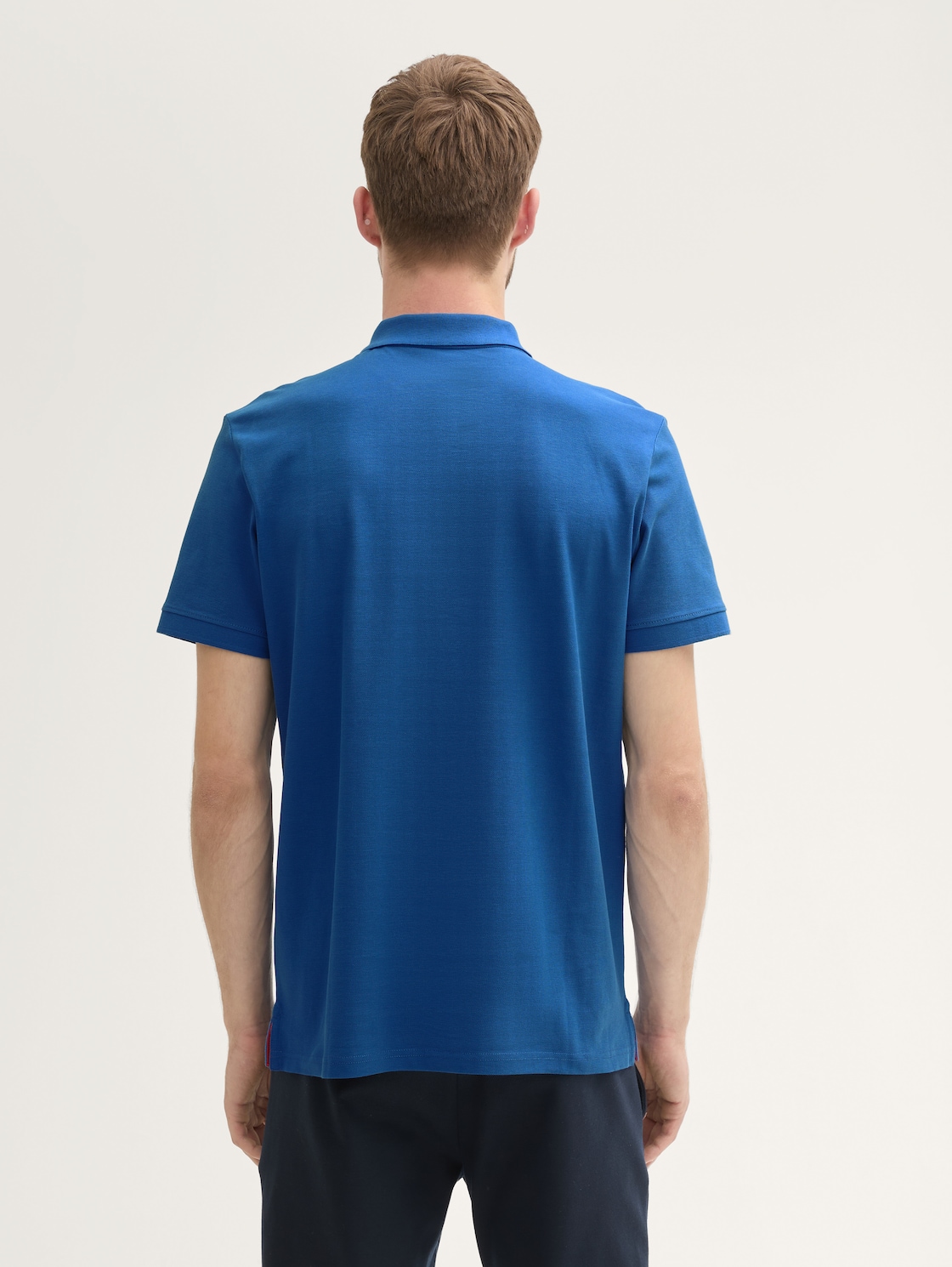 Piqué Poloshirt aus Baumwolle - Advanced Blue