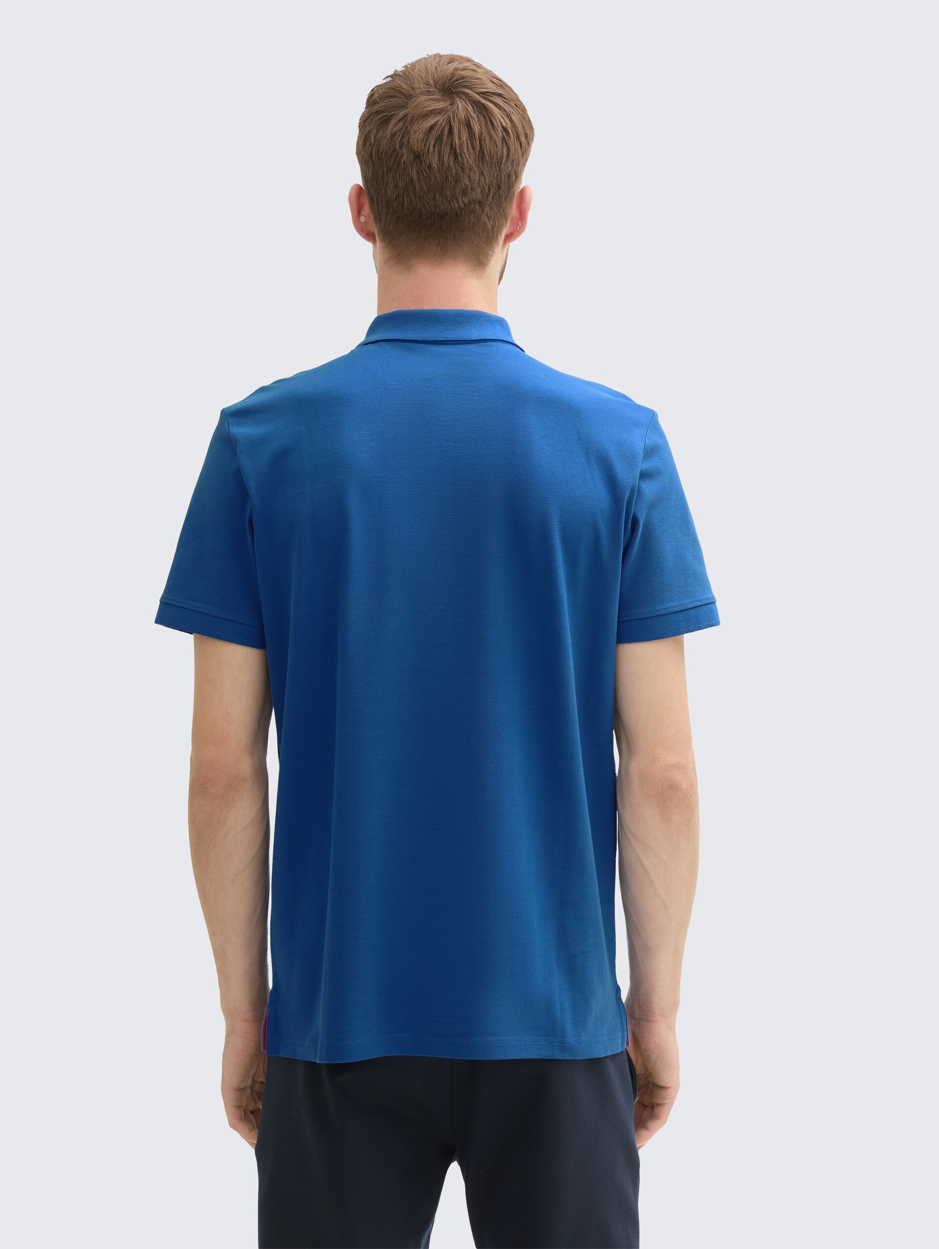 Piqué Poloshirt aus Baumwolle - Advanced Blue