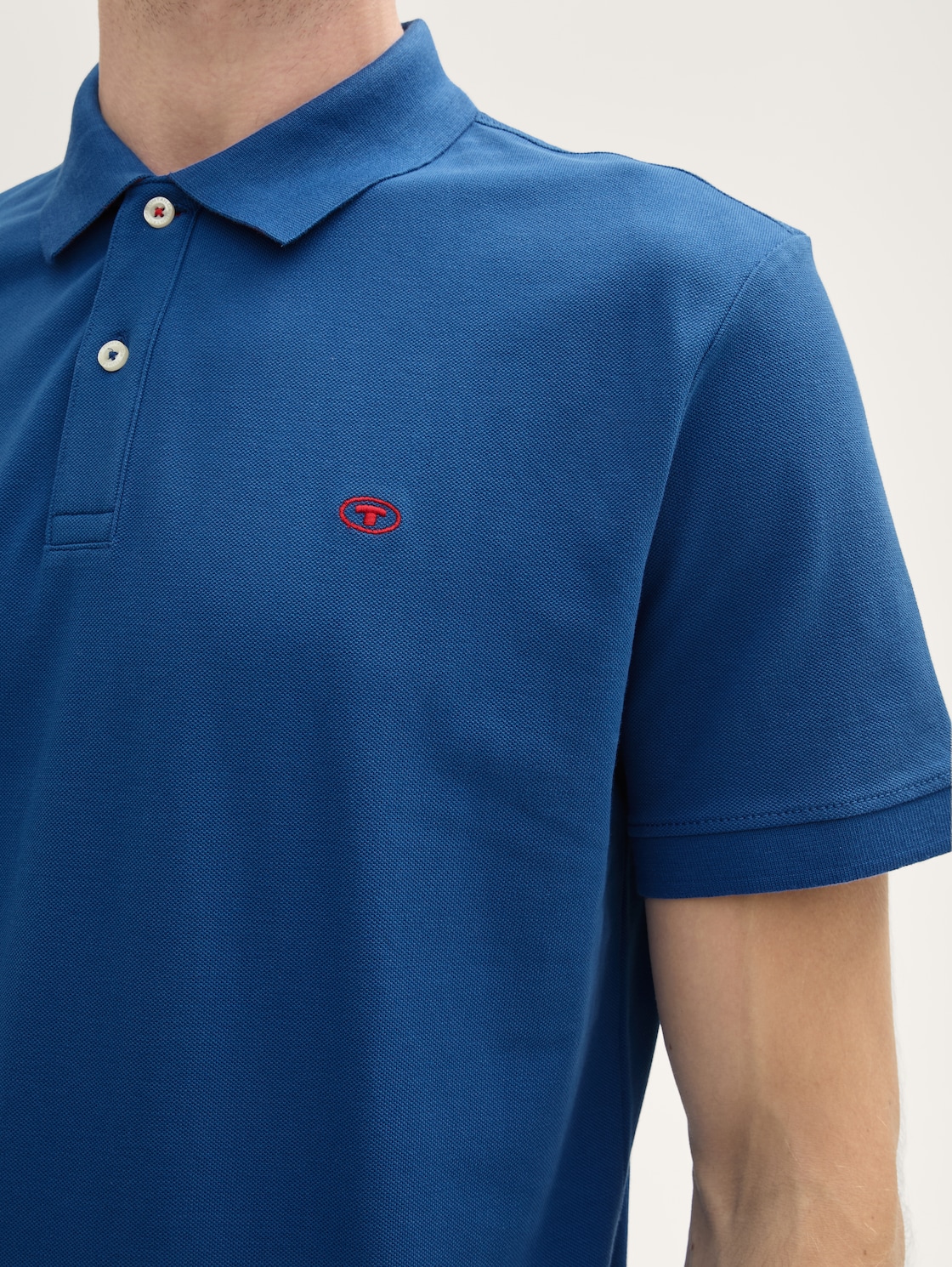 Piqué Poloshirt aus Baumwolle - Advanced Blue