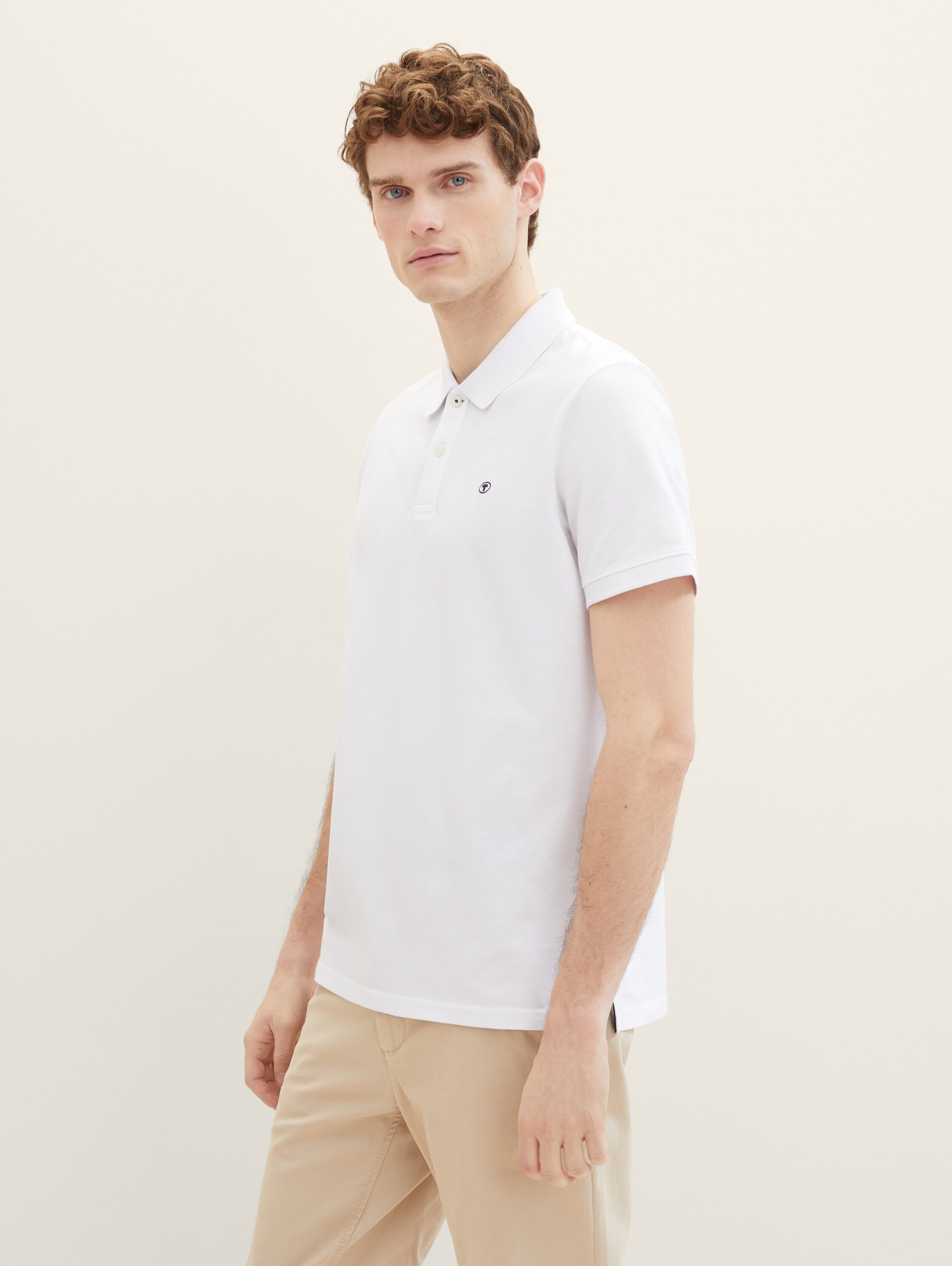 Piqué Poloshirt aus Baumwolle - 0