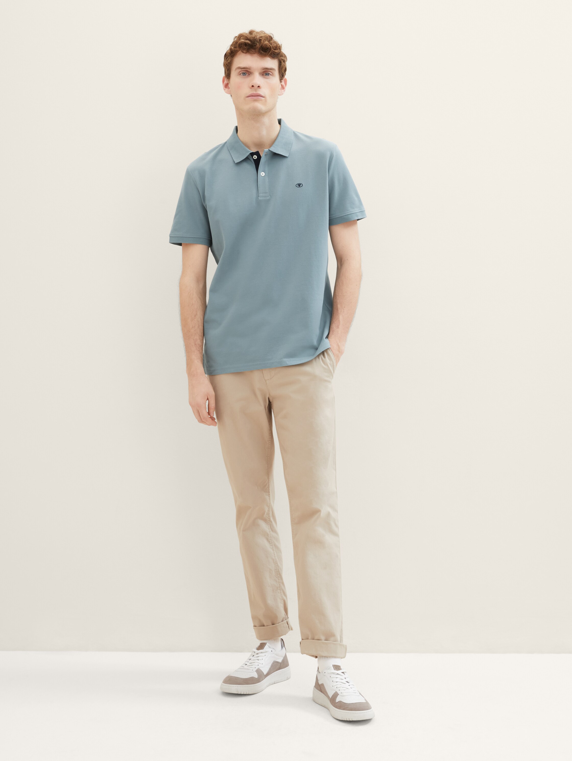 Piqué Poloshirt aus Baumwolle - 1