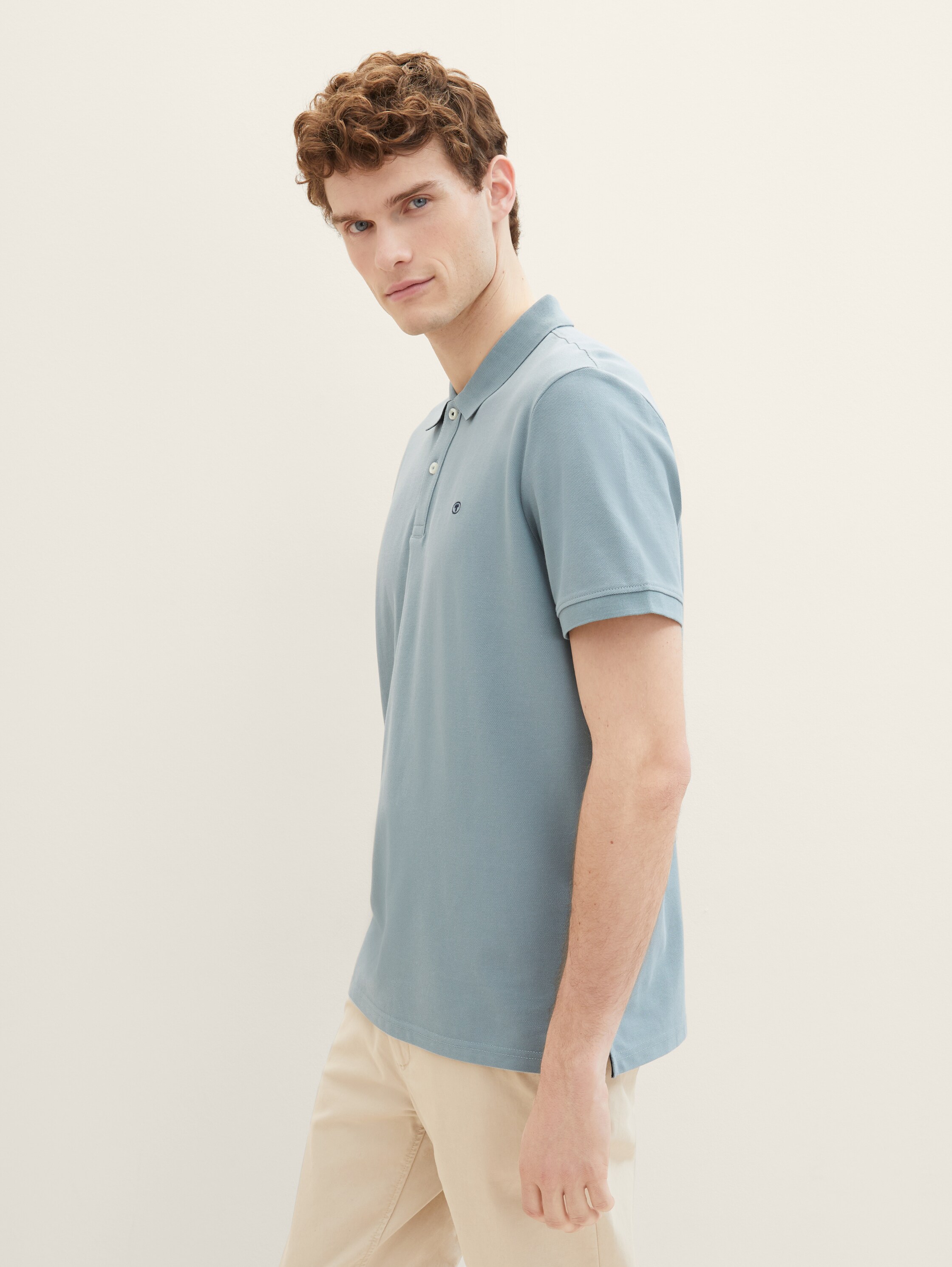 Piqué Poloshirt aus Baumwolle - 0