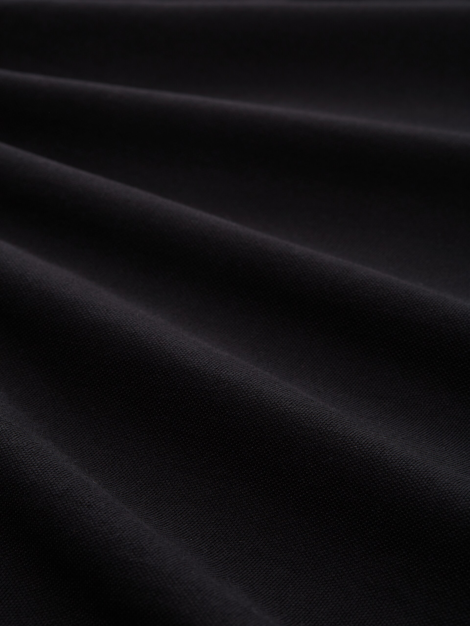 Piqué Poloshirt aus Baumwolle - Black