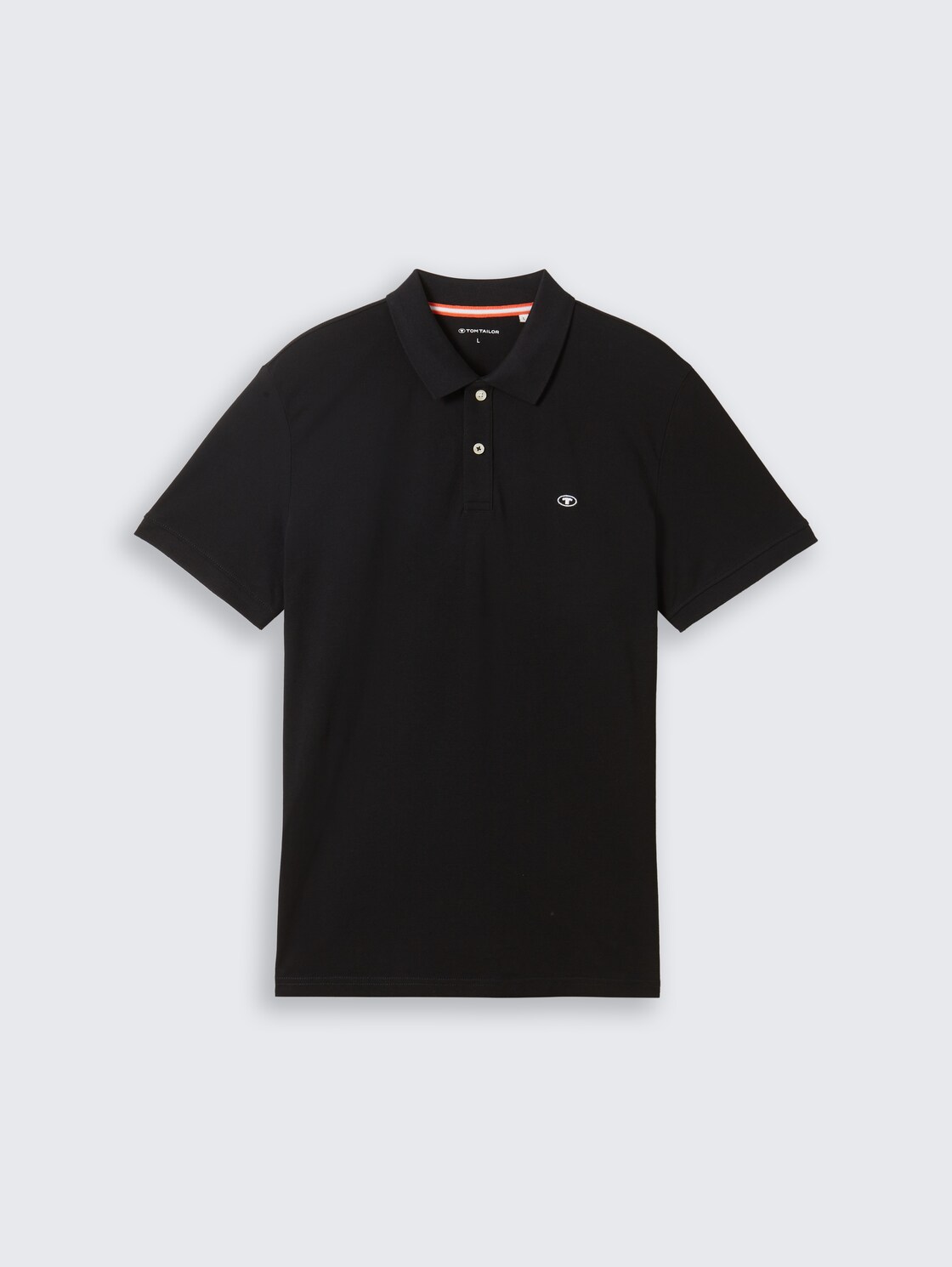 Piqué Poloshirt aus Baumwolle - Black