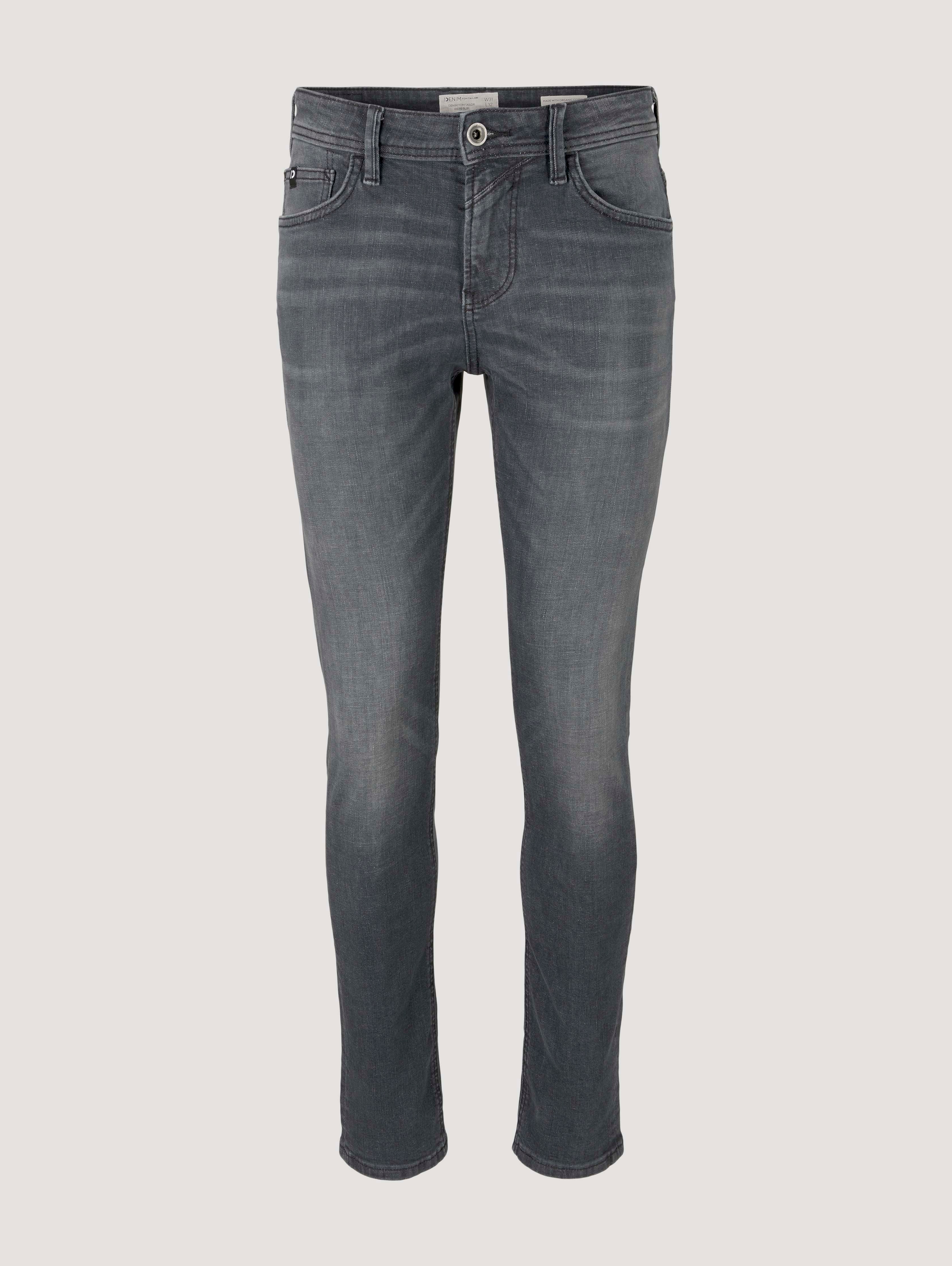 TTPIERS SLIM Jeans von Denim Male, used dark stone grey denim