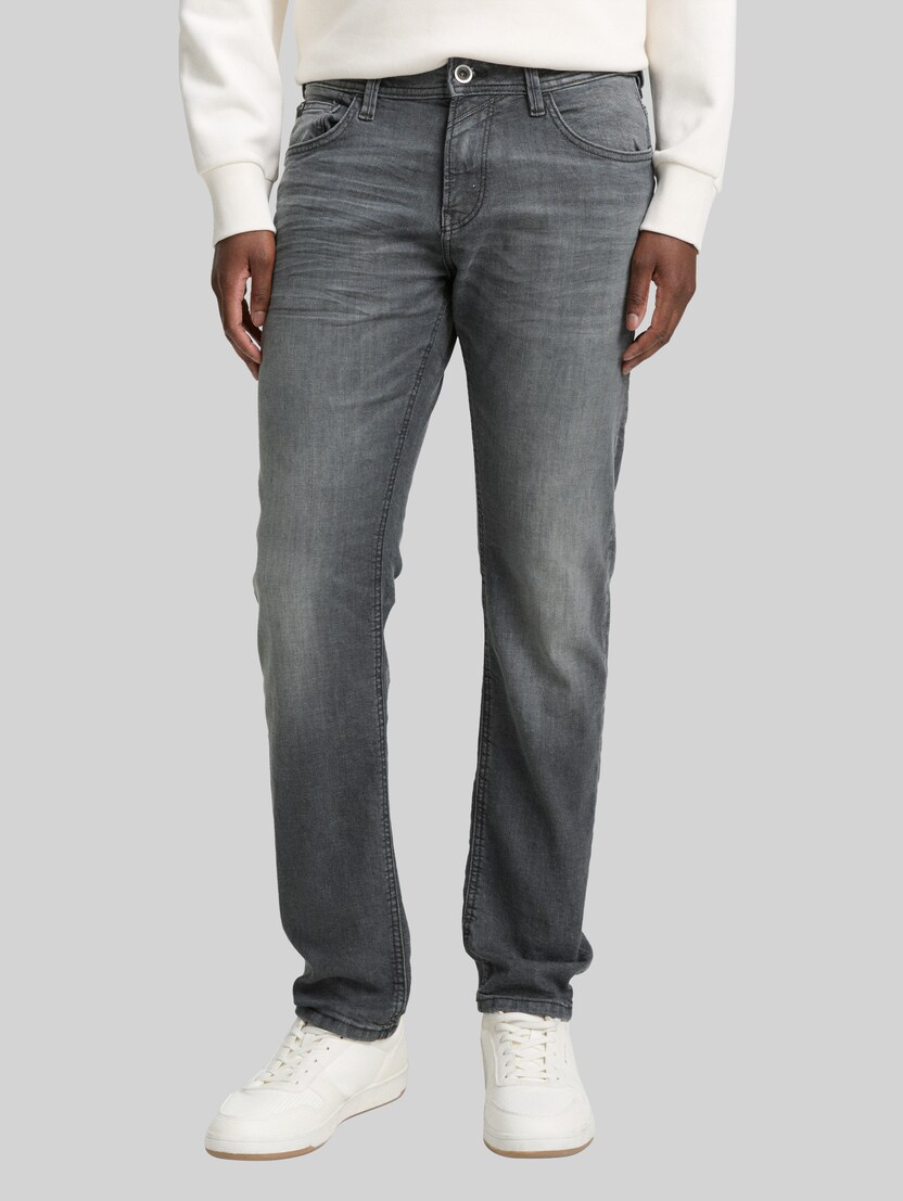 TTPIERS SLIM Jeans von Denim Male, used dark stone grey denim
