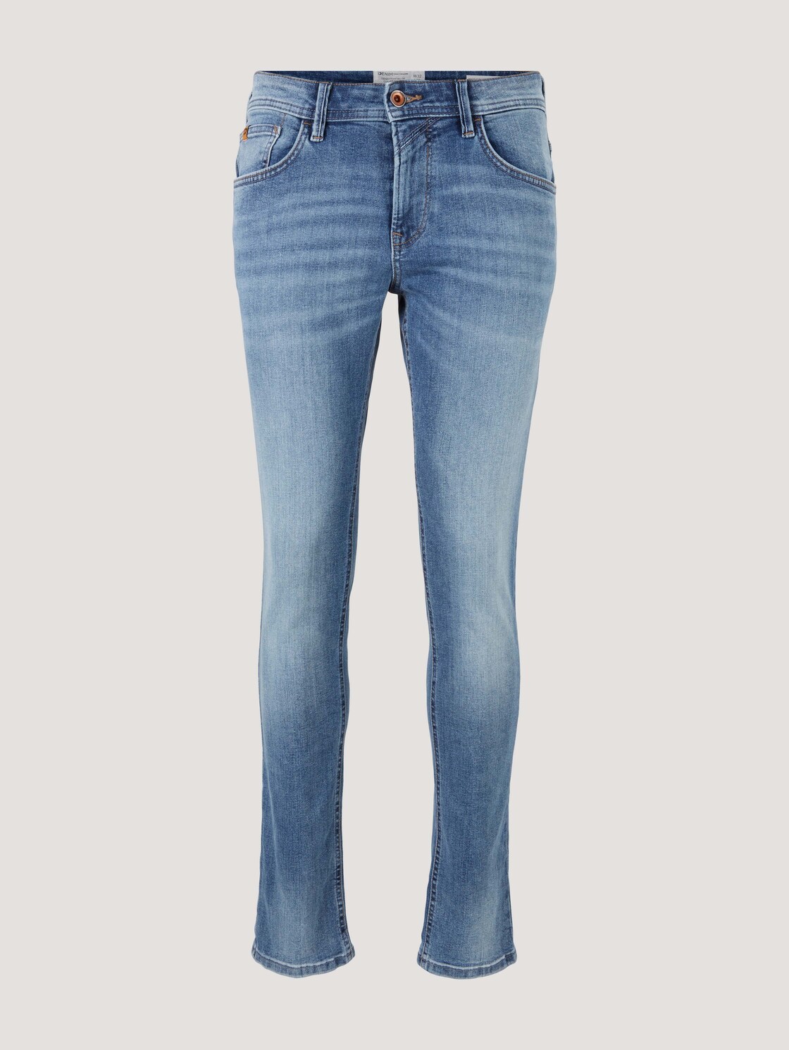 TTCULVER SKINNY Jeans - Used Light Stone Blue Denim - Vorder-Produkt-Ansicht
