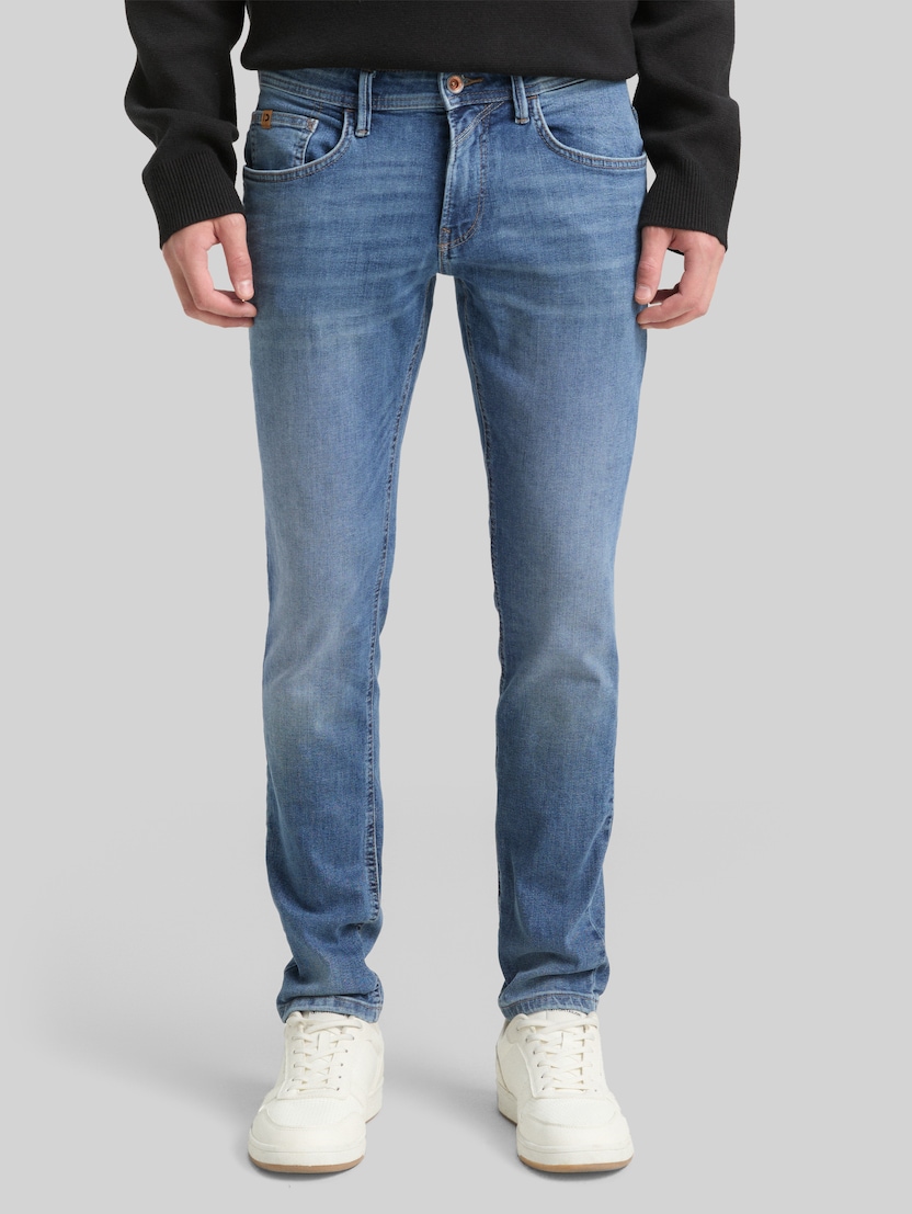 TTCULVER SKINNY Jeans von Denim Male, Used Light Stone Blue Denim