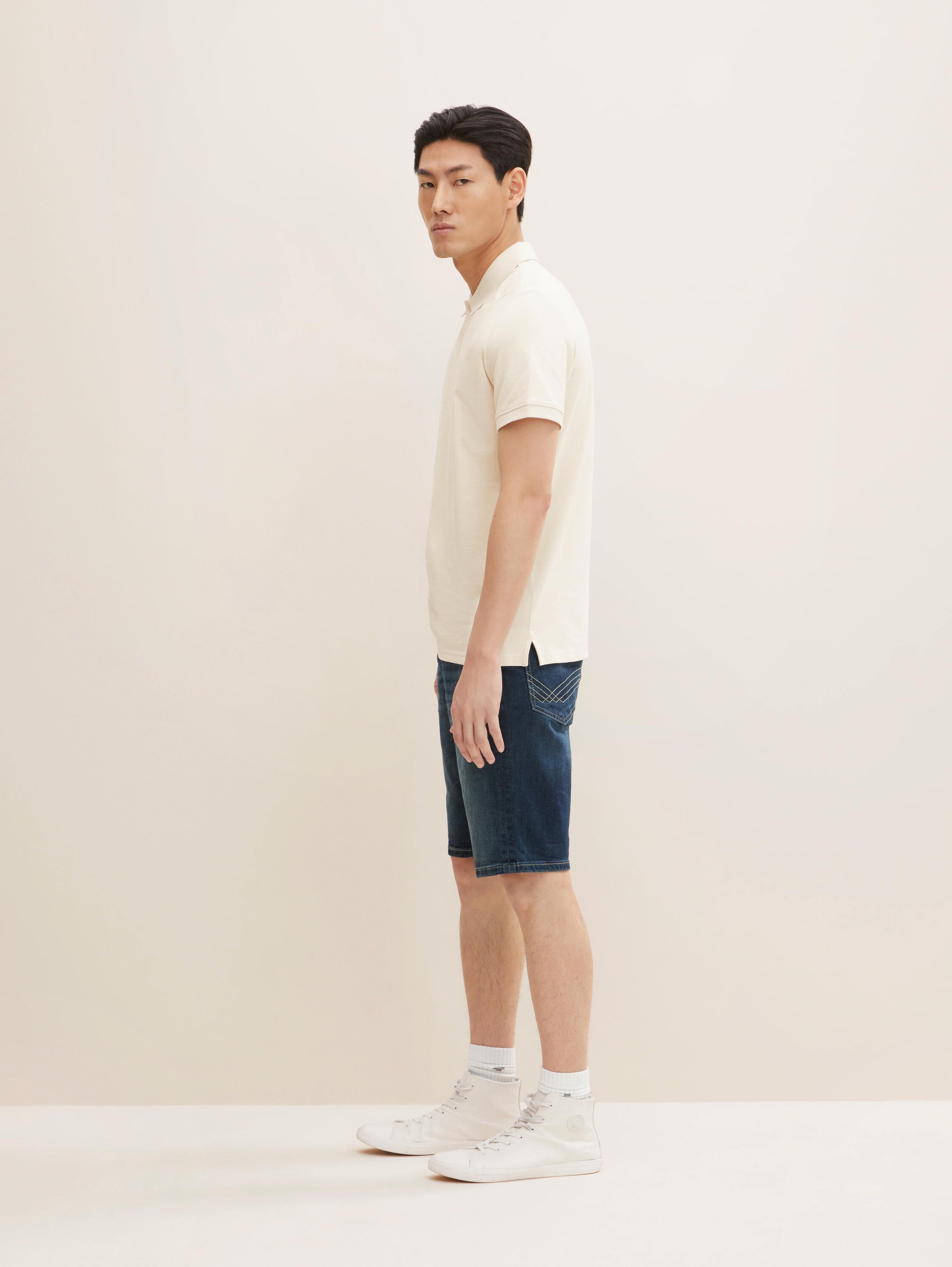 TTJOSH Regular Slim Jeans Shorts - 8