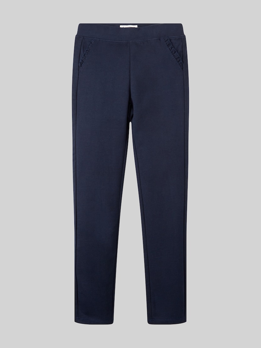 Unifarbene Leggings von Mini Girls, sky captain blue