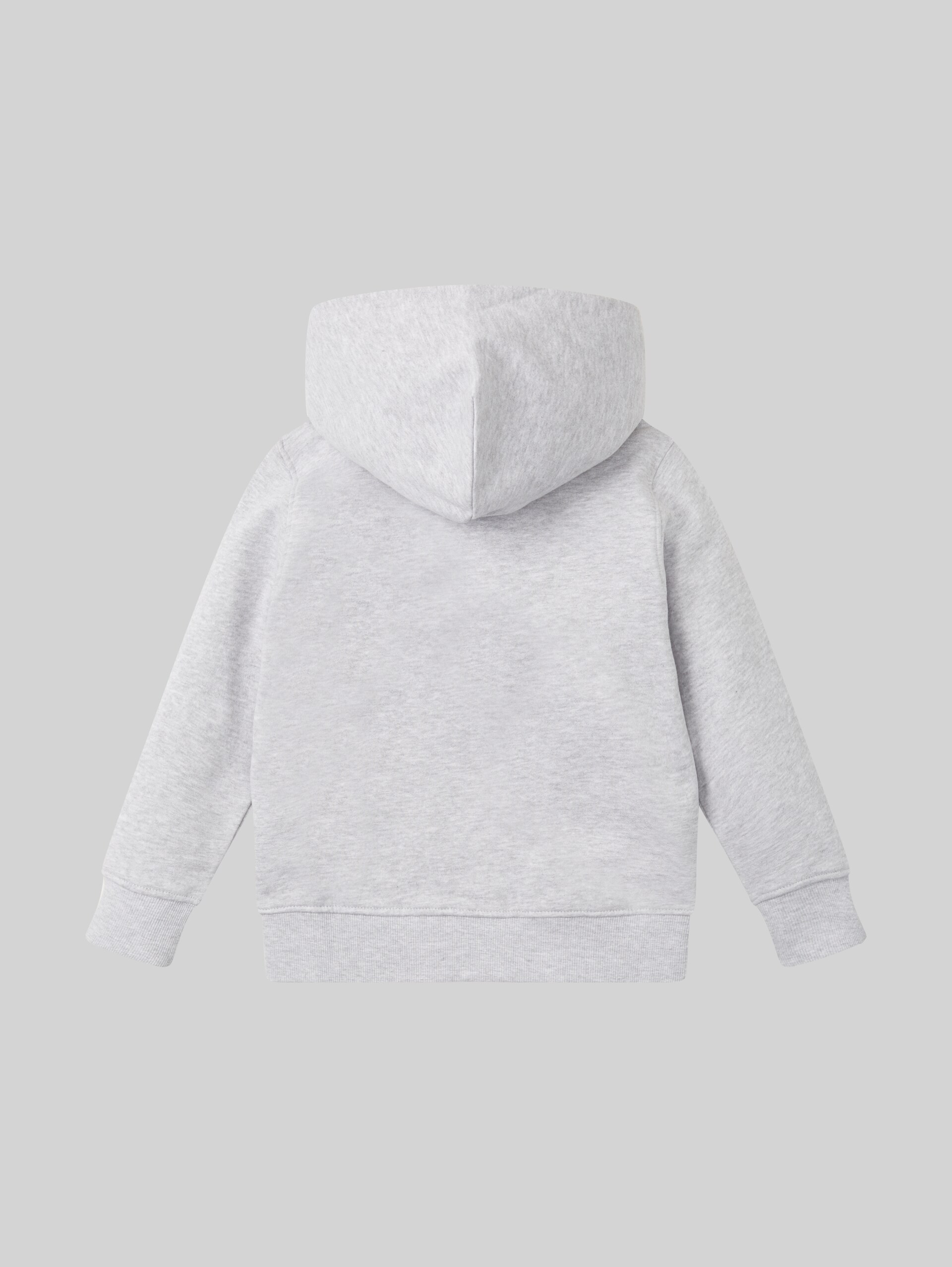 Kapuzen Hoodie mit Logoprint - Light Stone Grey Melange