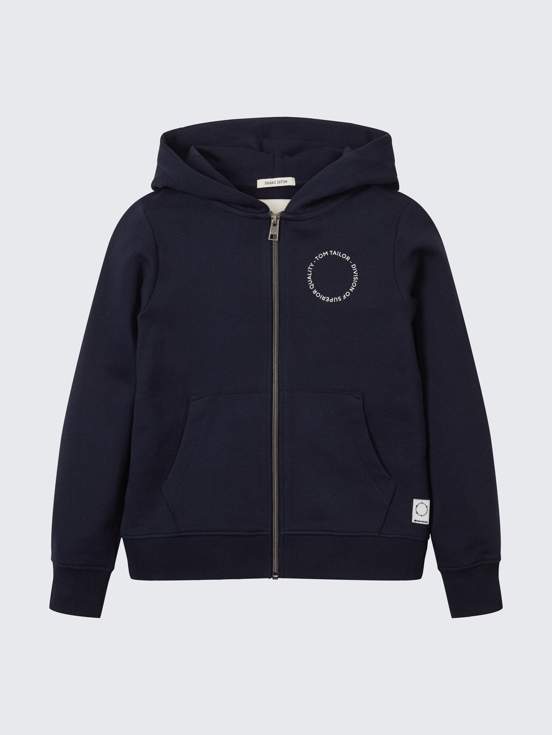 Hoodie Sweatjacke mit Print - sky captain blue - Vorder-Produkt-Ansicht