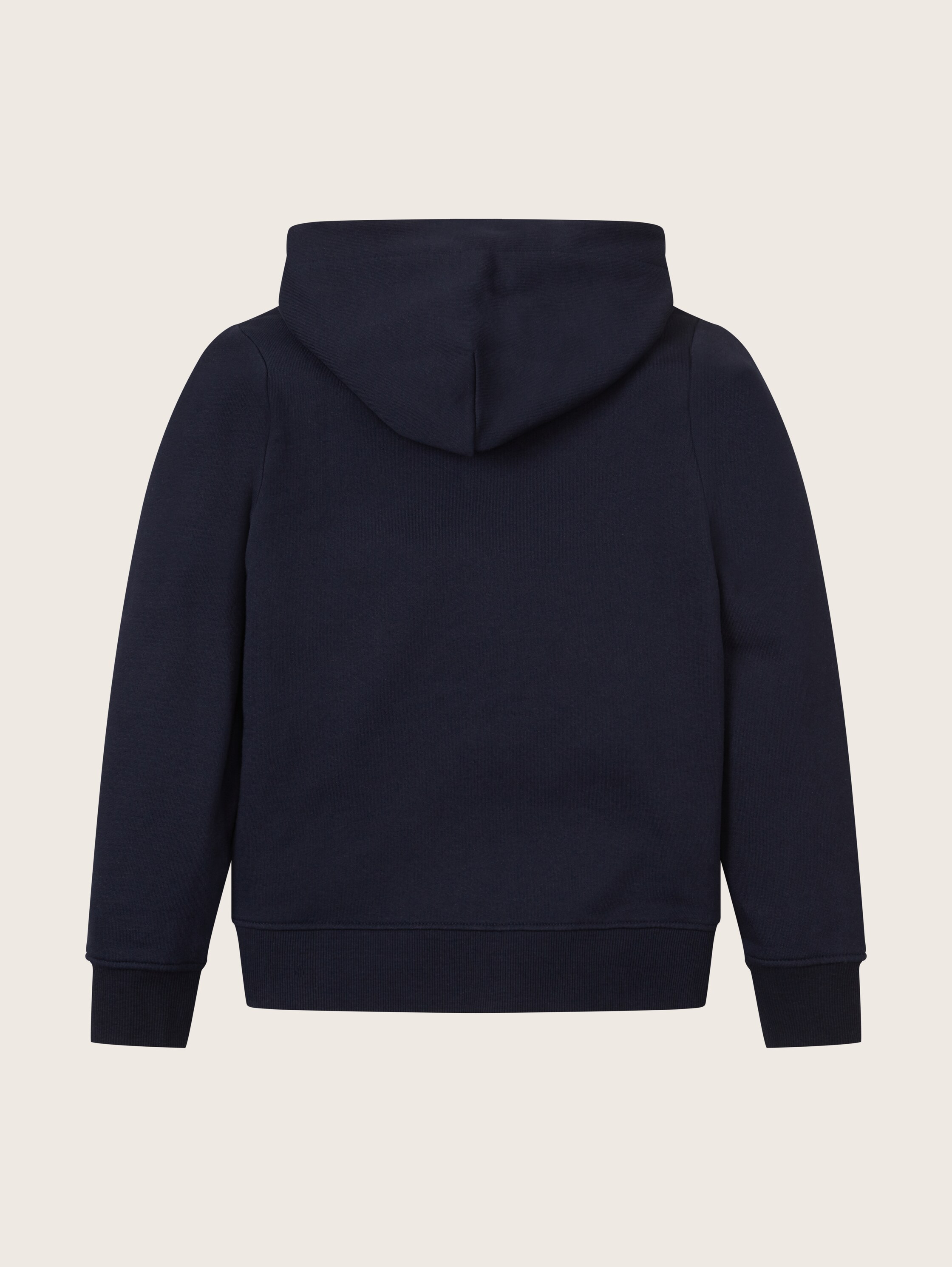 Sweatshirt jacket in a melange look - sky_captain_blue_1 - 
