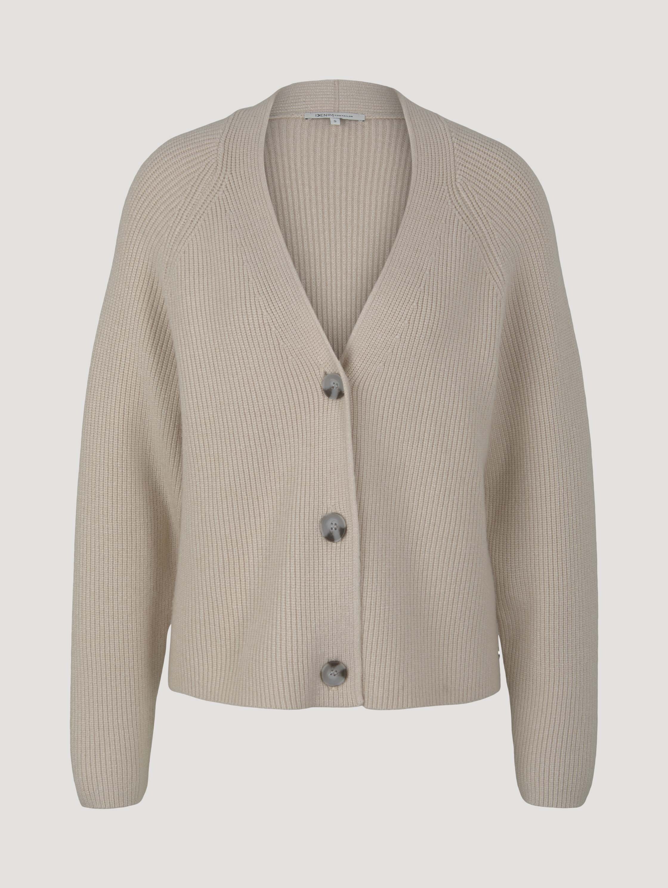 Basic Cardigan - braun - 