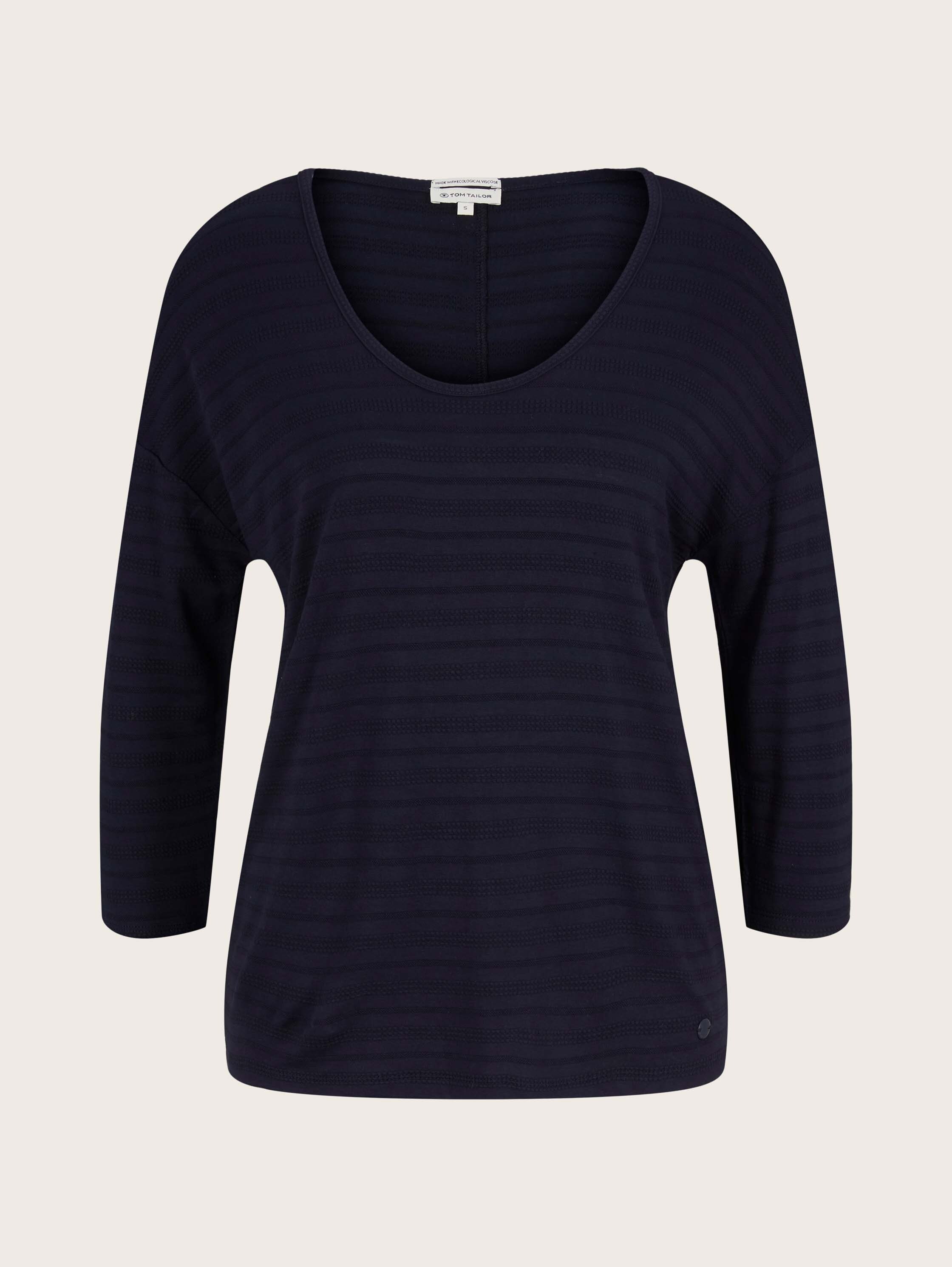 Shirt met 3/4 mouw - sky captain blue - Product vooraanzicht