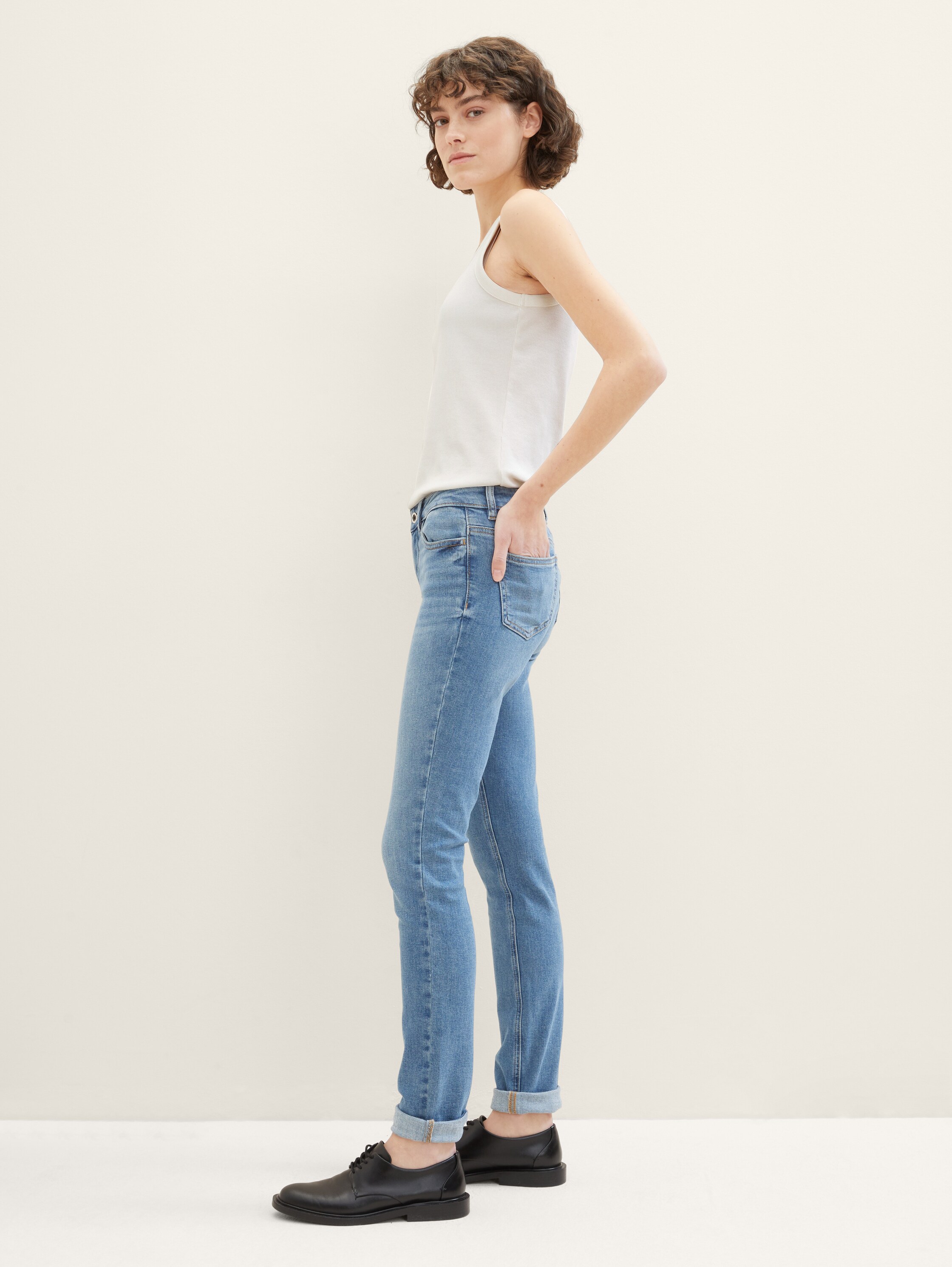 TTALEXA Slim Jeans - light stone bright blue denim