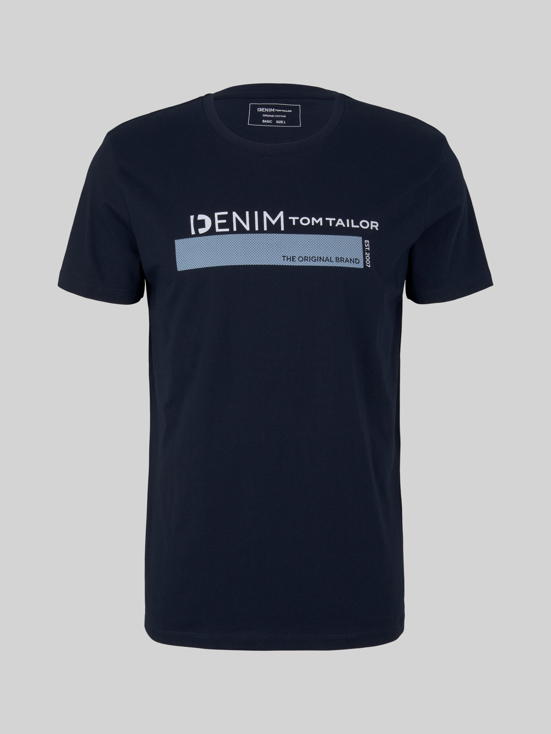 T-Shirt mit Bio-Baumwolle - sky captain blue - Vorder-Produkt-Ansicht