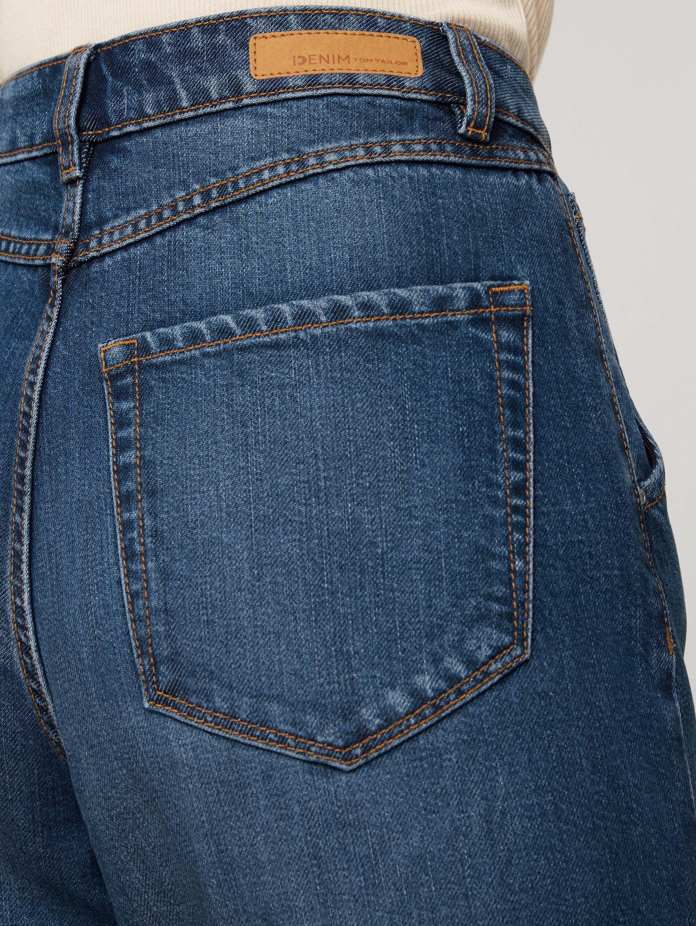 BARREL MOM Vintage Jeans - used_mid_stone_blue_denim - 