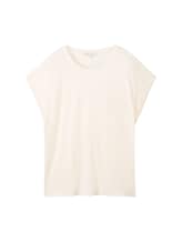 Geselecteerd, T-shirt met losse pasvorm door Tom Tailor, wit