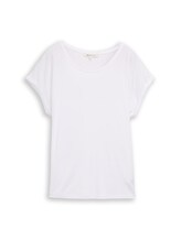 Geselecteerd, Loose fit T-shirt door Tom Tailor, wit