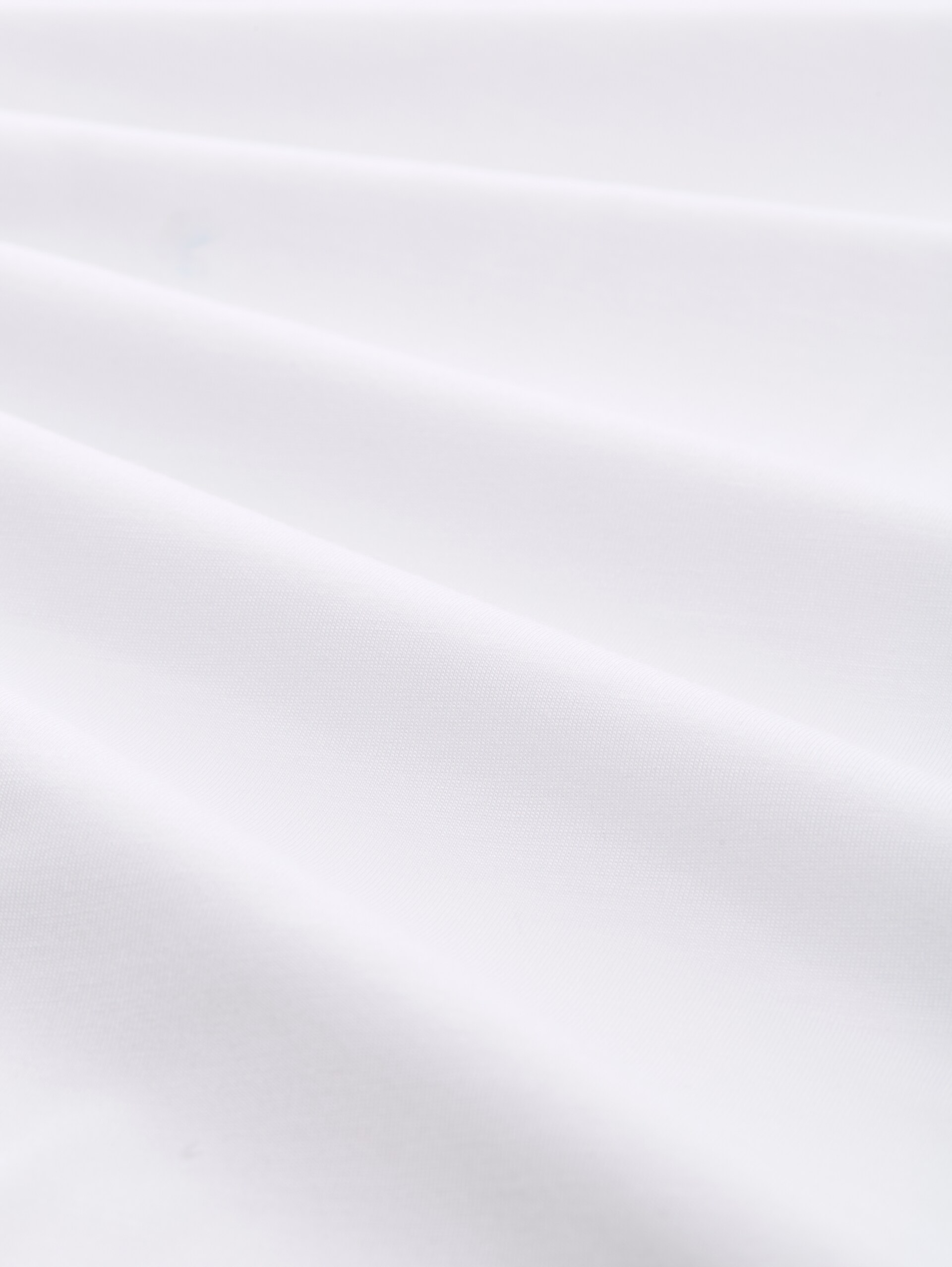 Loose Fit T-Shirt - White - Material-Ansicht