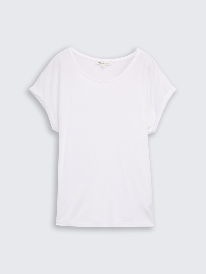 T-shirt ample par Denim Female, White