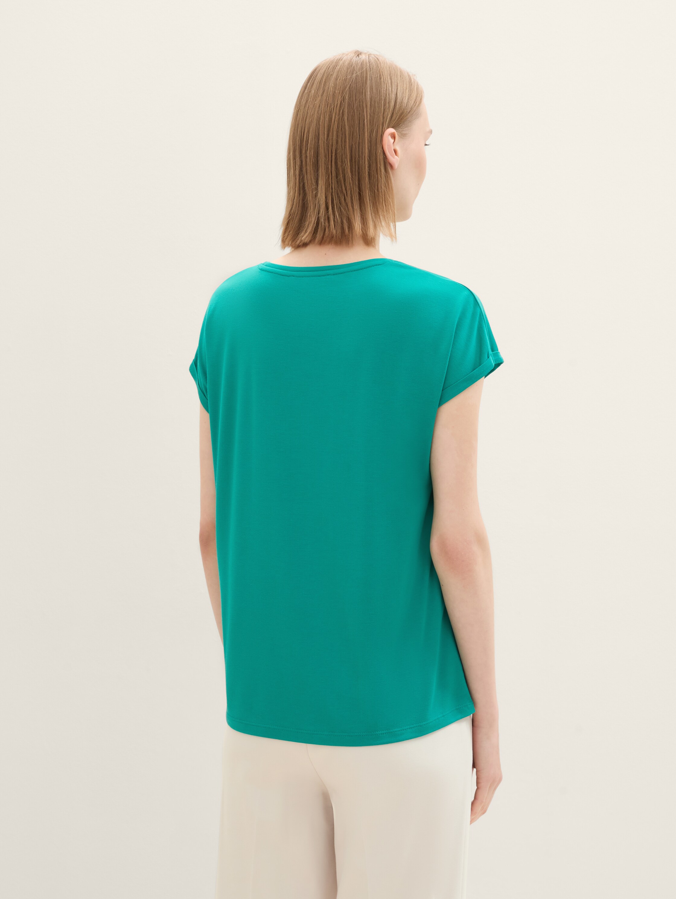 Loose Fit T-Shirt - jade_green - 