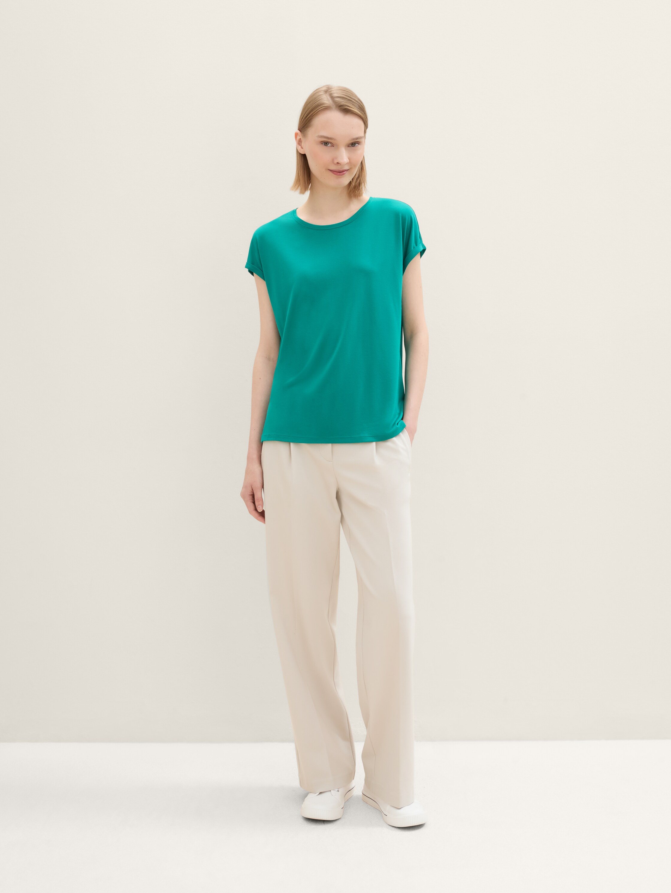 Loose Fit T-Shirt - jade_green - 
