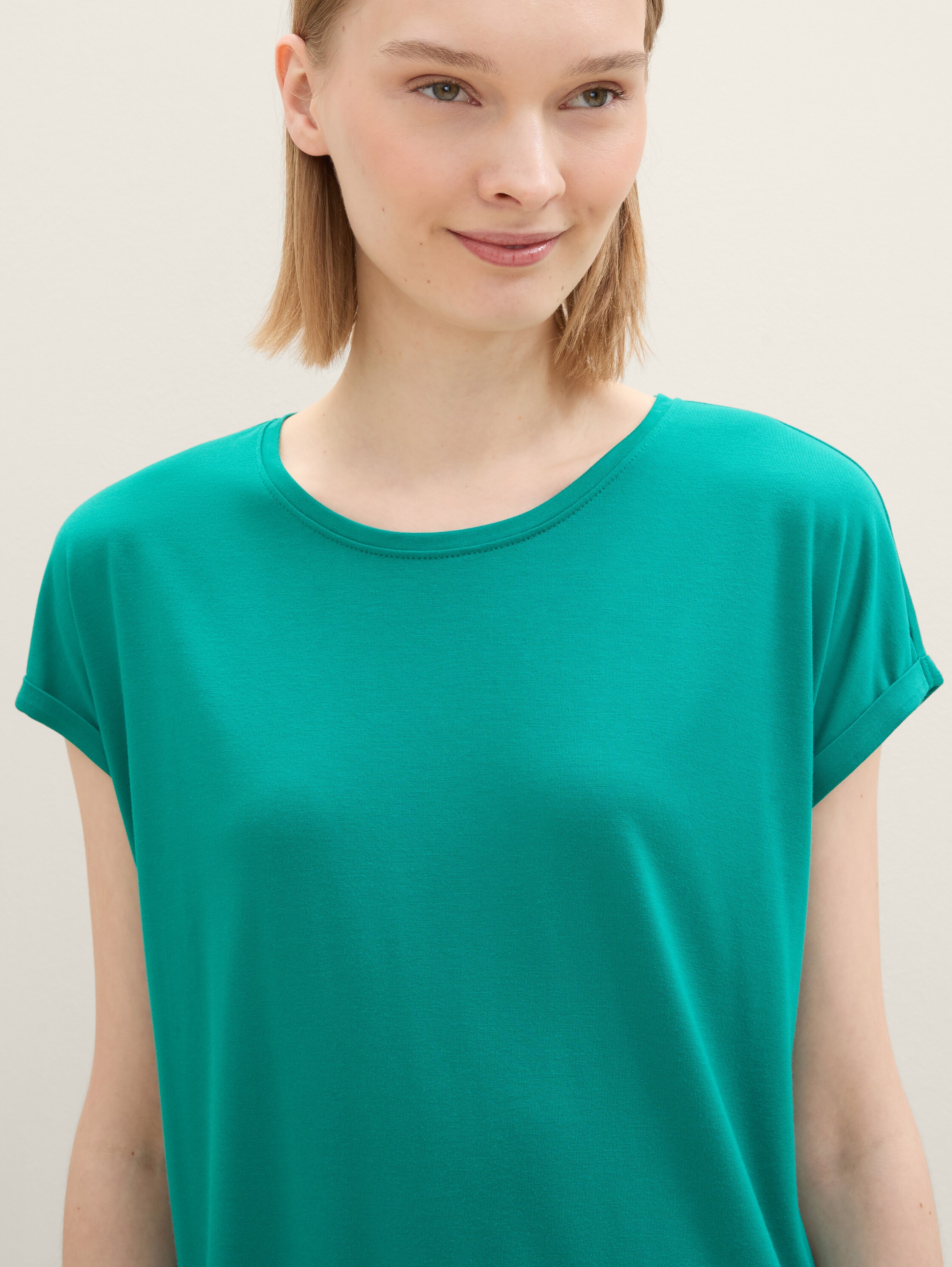 Loose Fit T-Shirt - jade_green - 