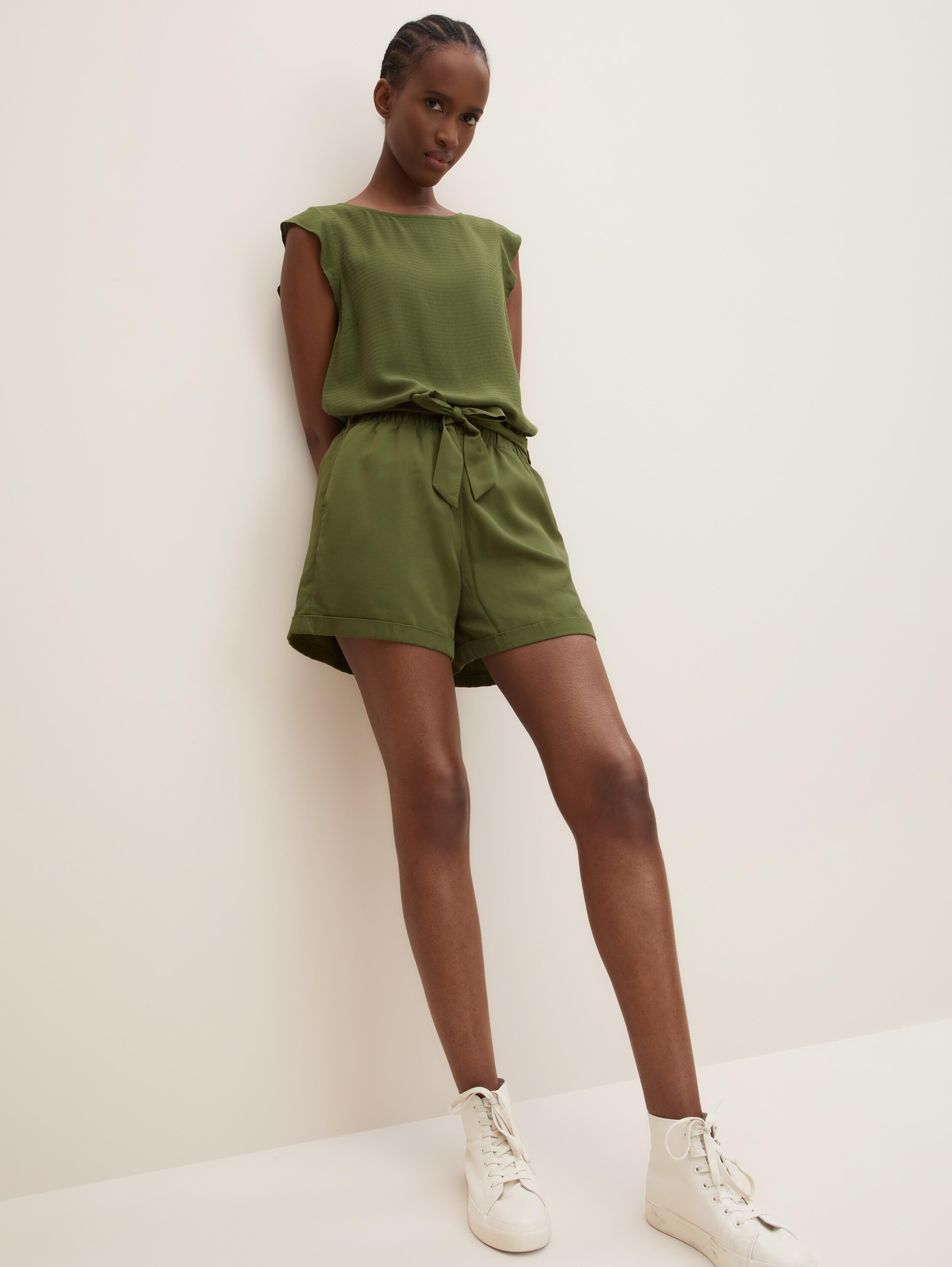 Shorts mit elastischem Bund - 1