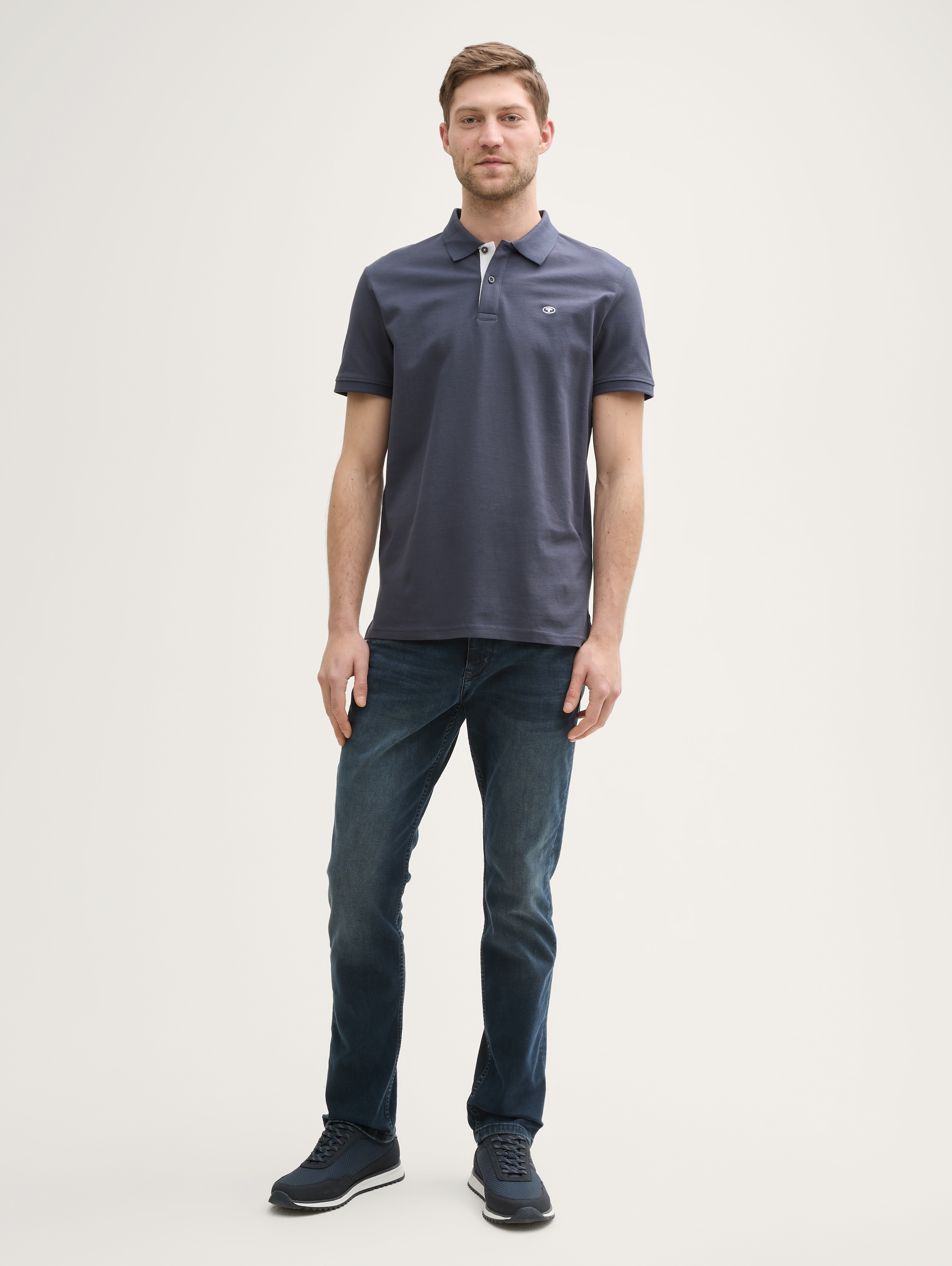 Piqué Poloshirt aus Baumwolle - 0