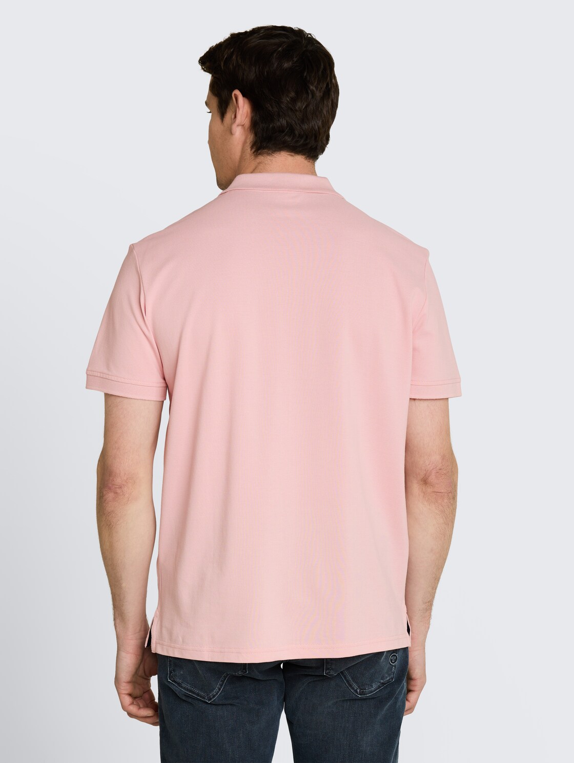 Piqué Poloshirt mit Logo-Stickerei - Twinkle Pink