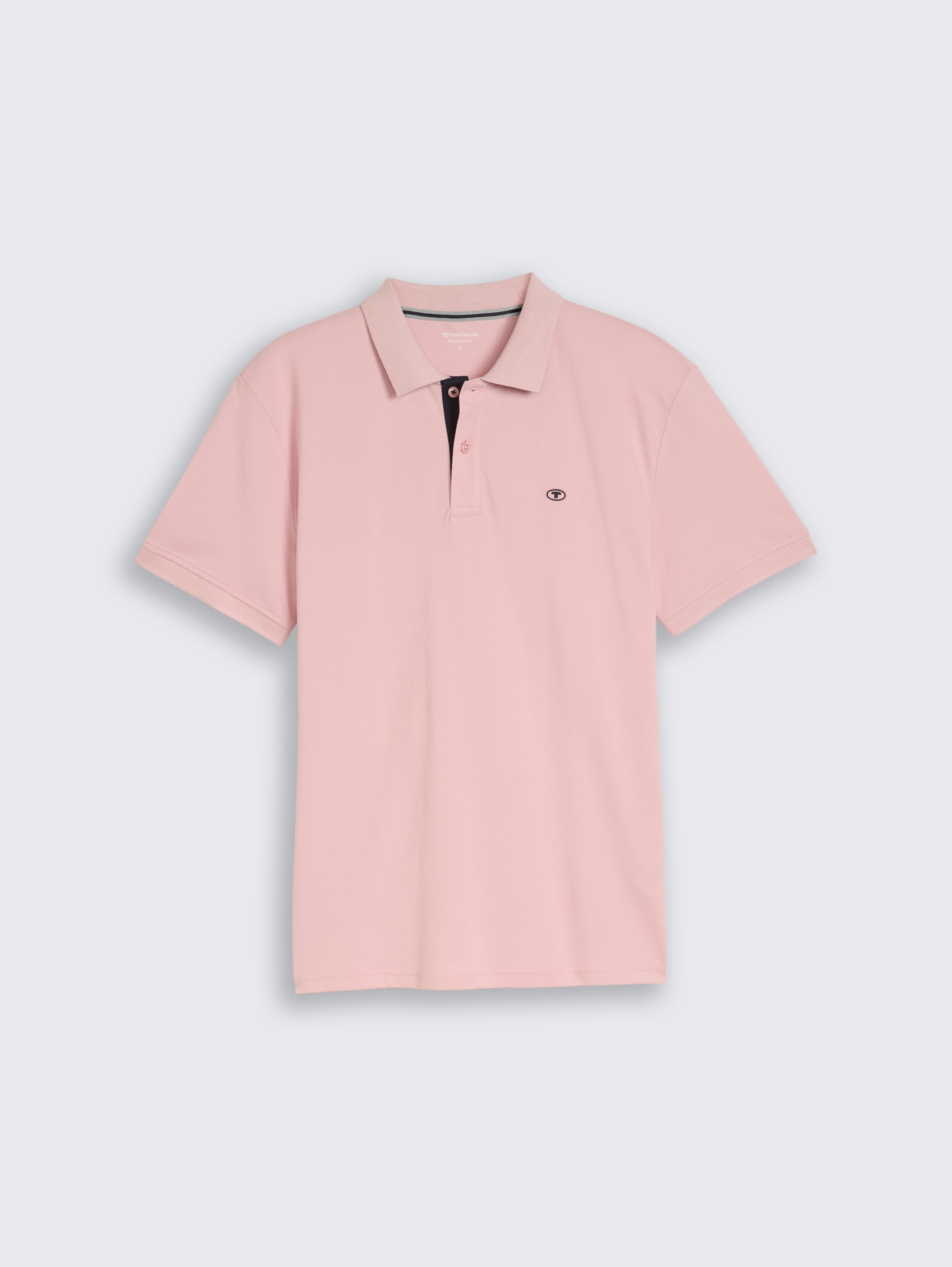 Piqué Poloshirt mit Logo-Stickerei von Men, Twinkle Pink
