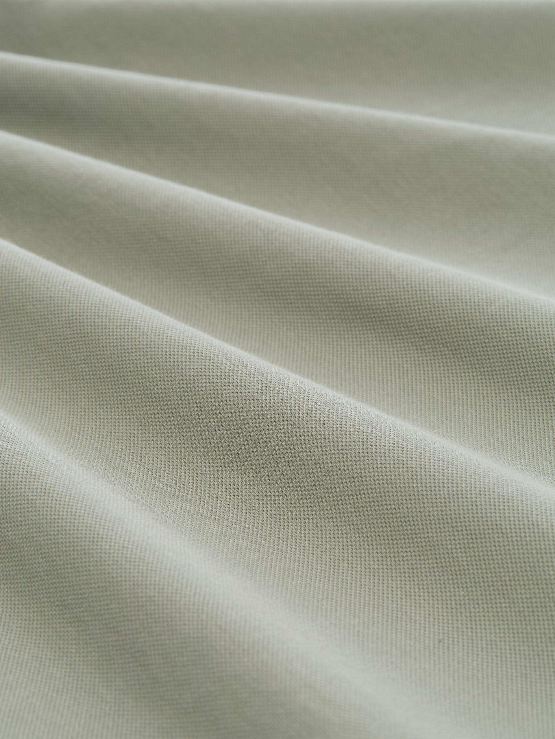 Piqué Poloshirt mit Logo-Stickerei - Greyish Shadow Olive