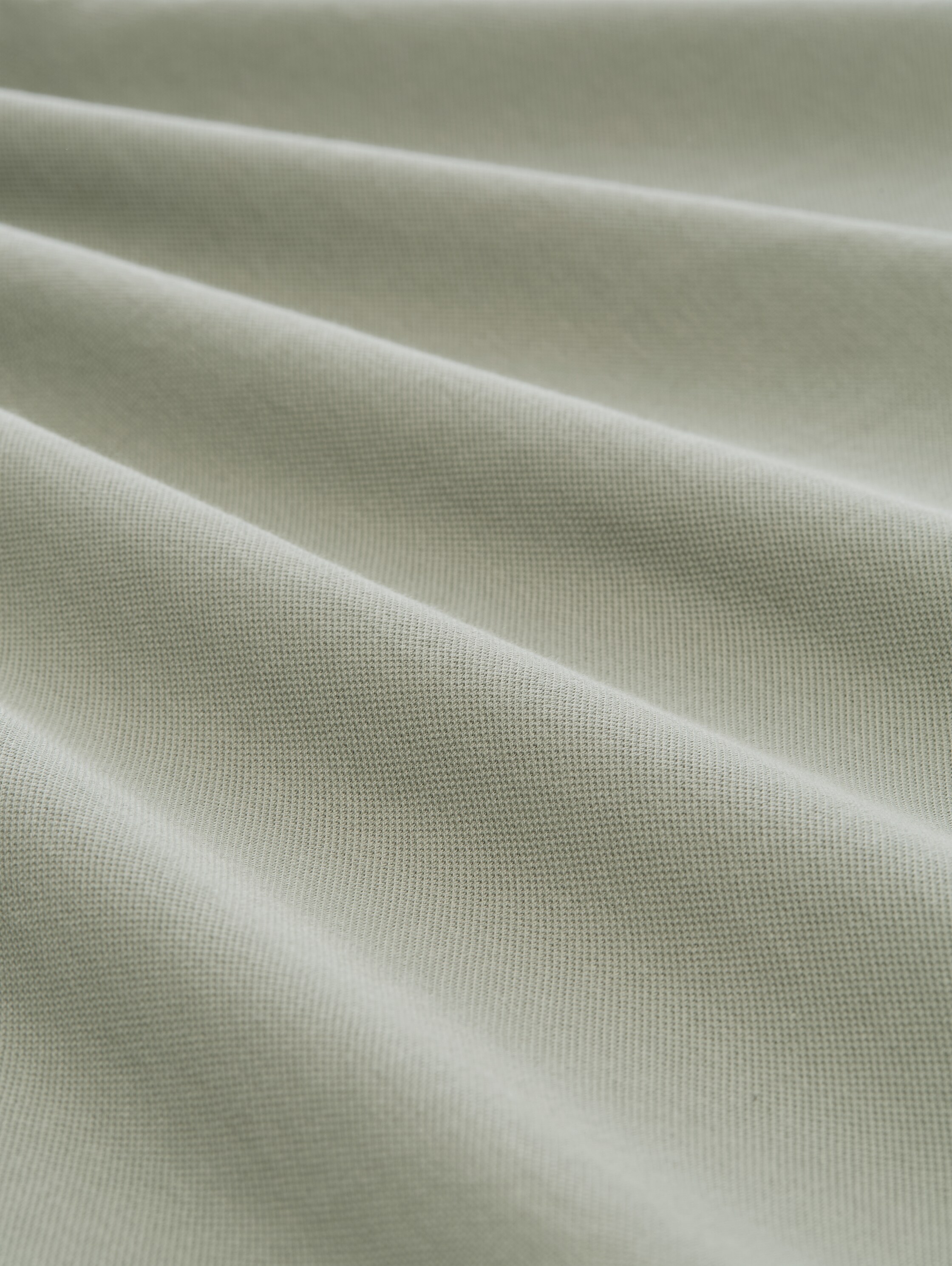 Piqué polo shirt with embroidered logo - greyish_shadow_olive - 