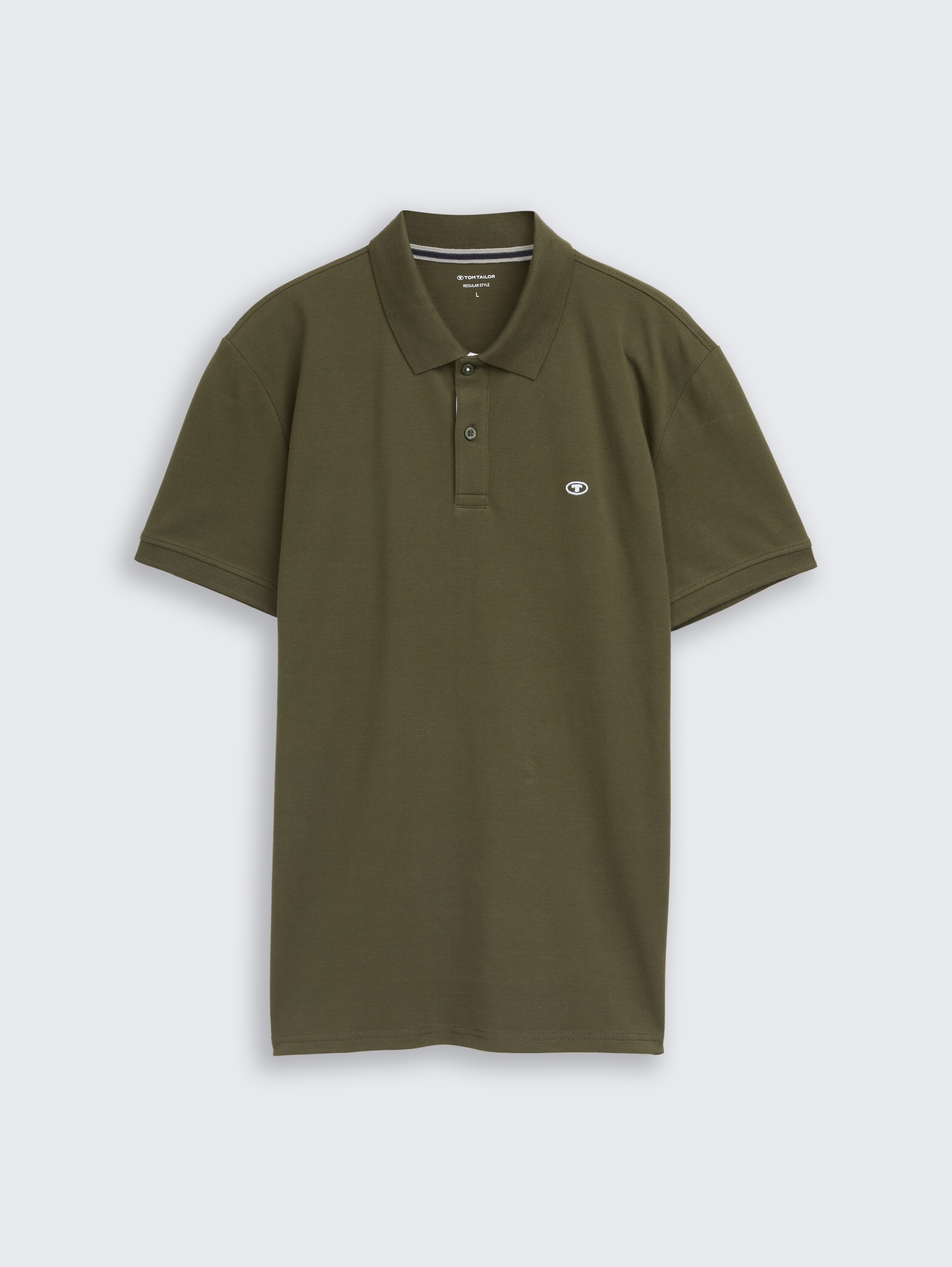 Piqué Poloshirt aus Baumwolle - deep_forest_green - 