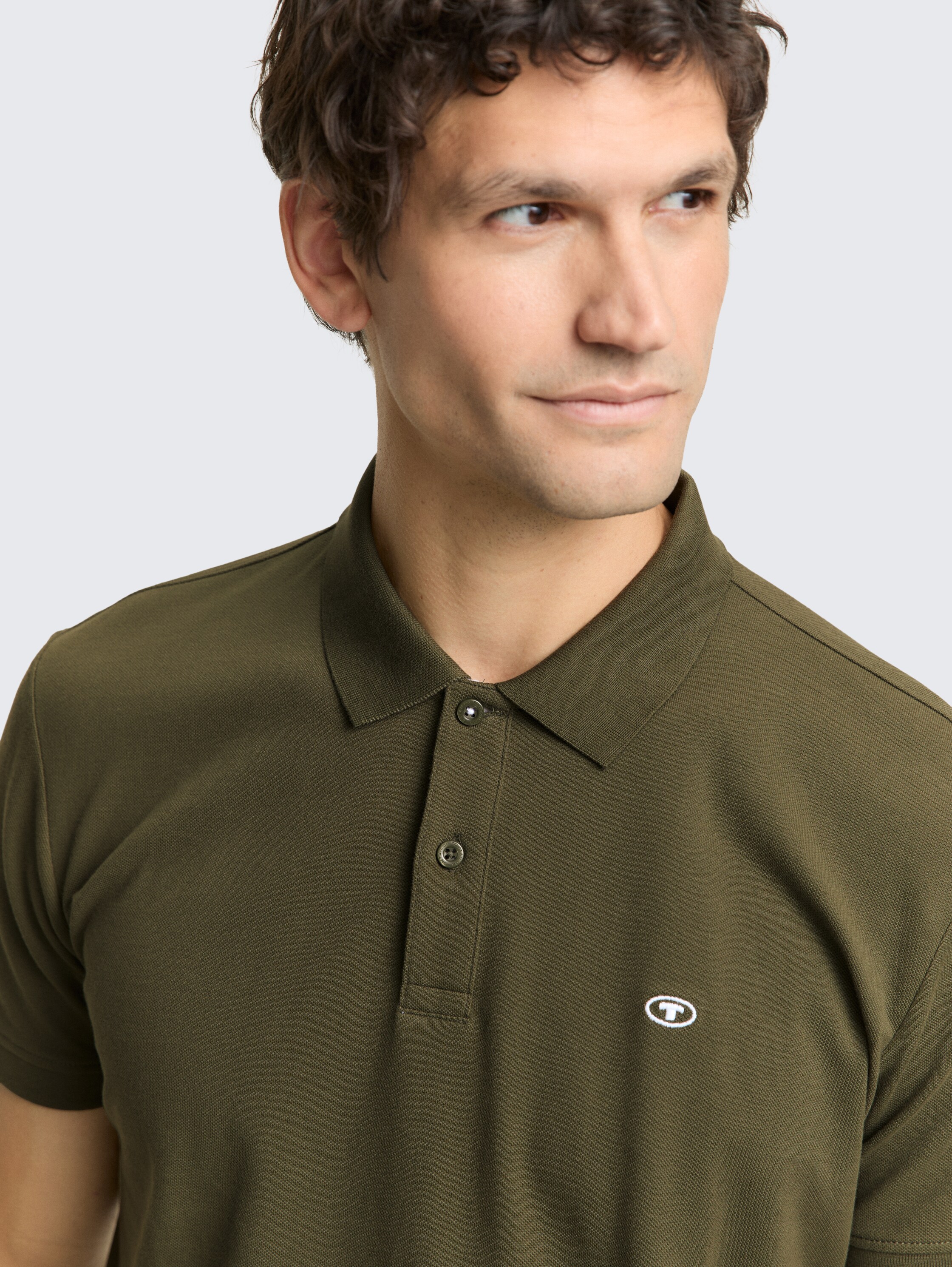 Piqué Poloshirt aus Baumwolle - deep_forest_green - 
