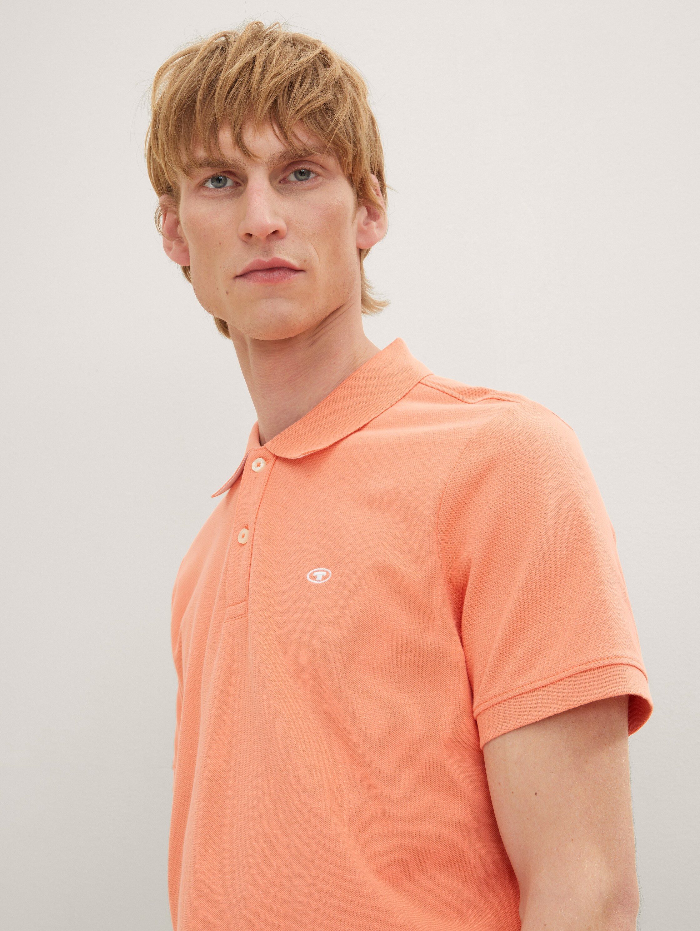 Katoenen piqué polo - Wild Coral