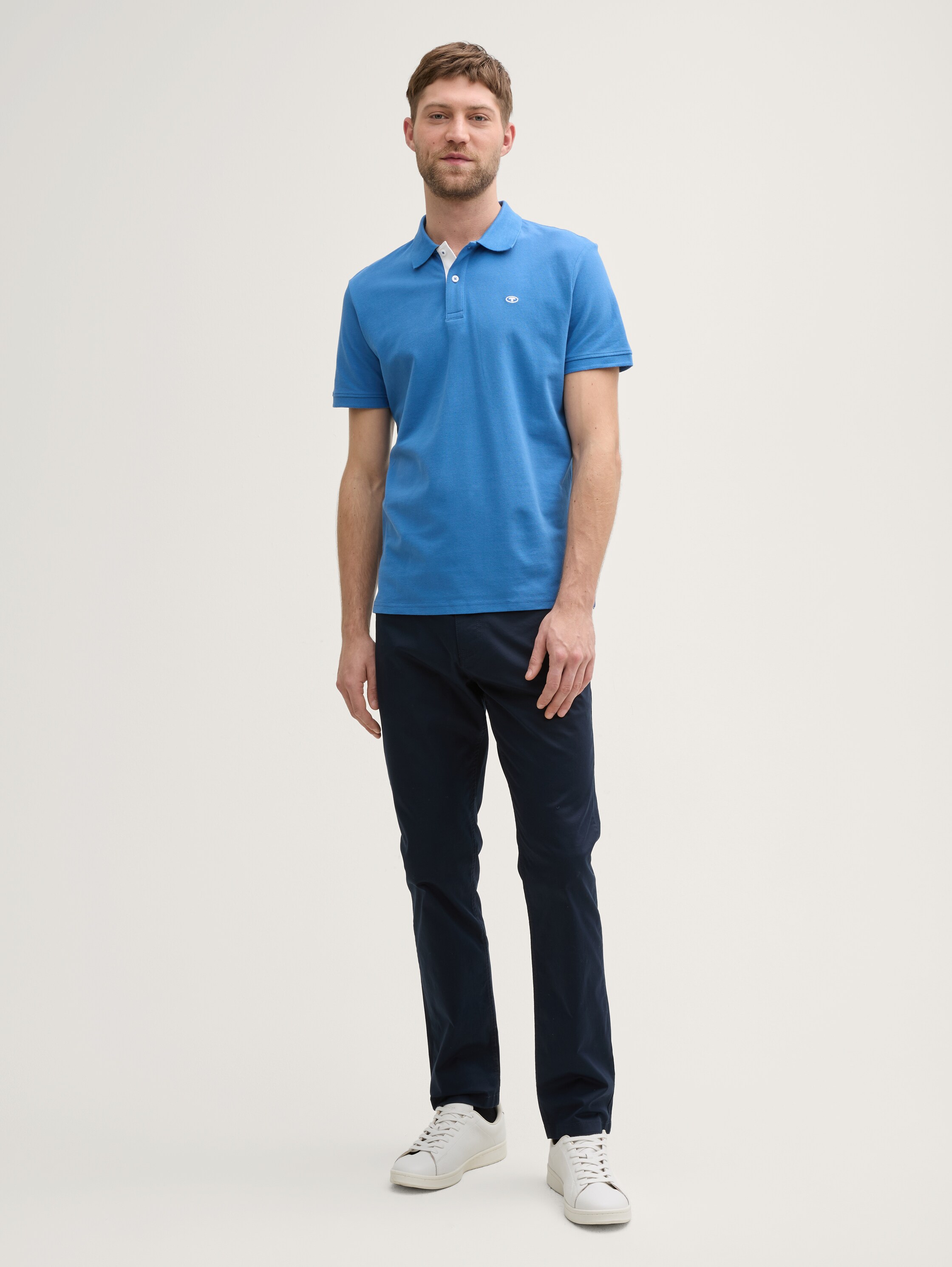 Piqué Poloshirt aus Baumwolle - 0