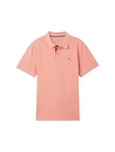 Ausgewählt, Piqué Poloshirt mit Logo-Stickerei von Tom Tailor, rot