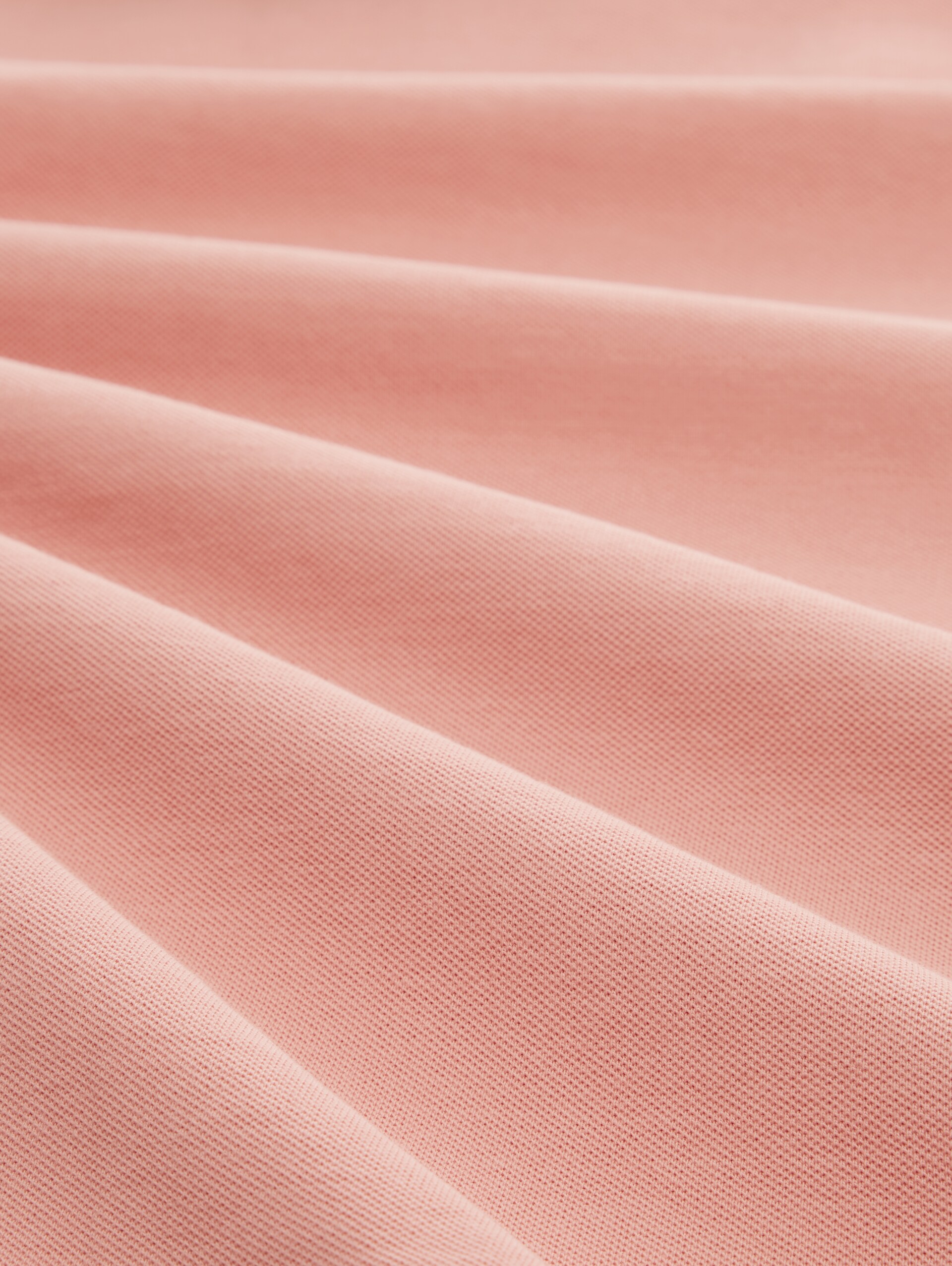 Piqué Poloshirt mit Logo-Stickerei - Hazy Coral Rose