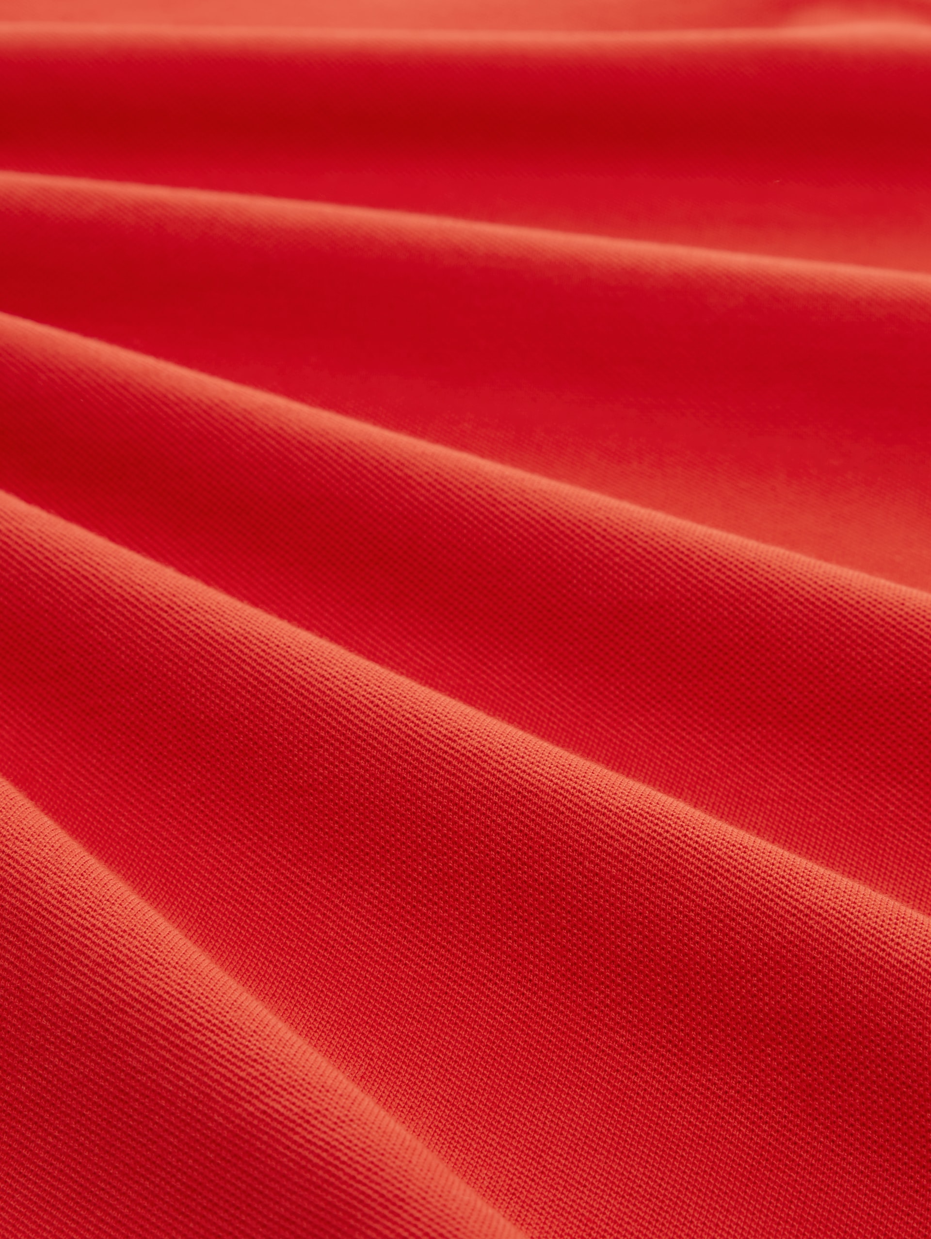 Piqué-poloshirt met geborduurd logo - Basic Red
