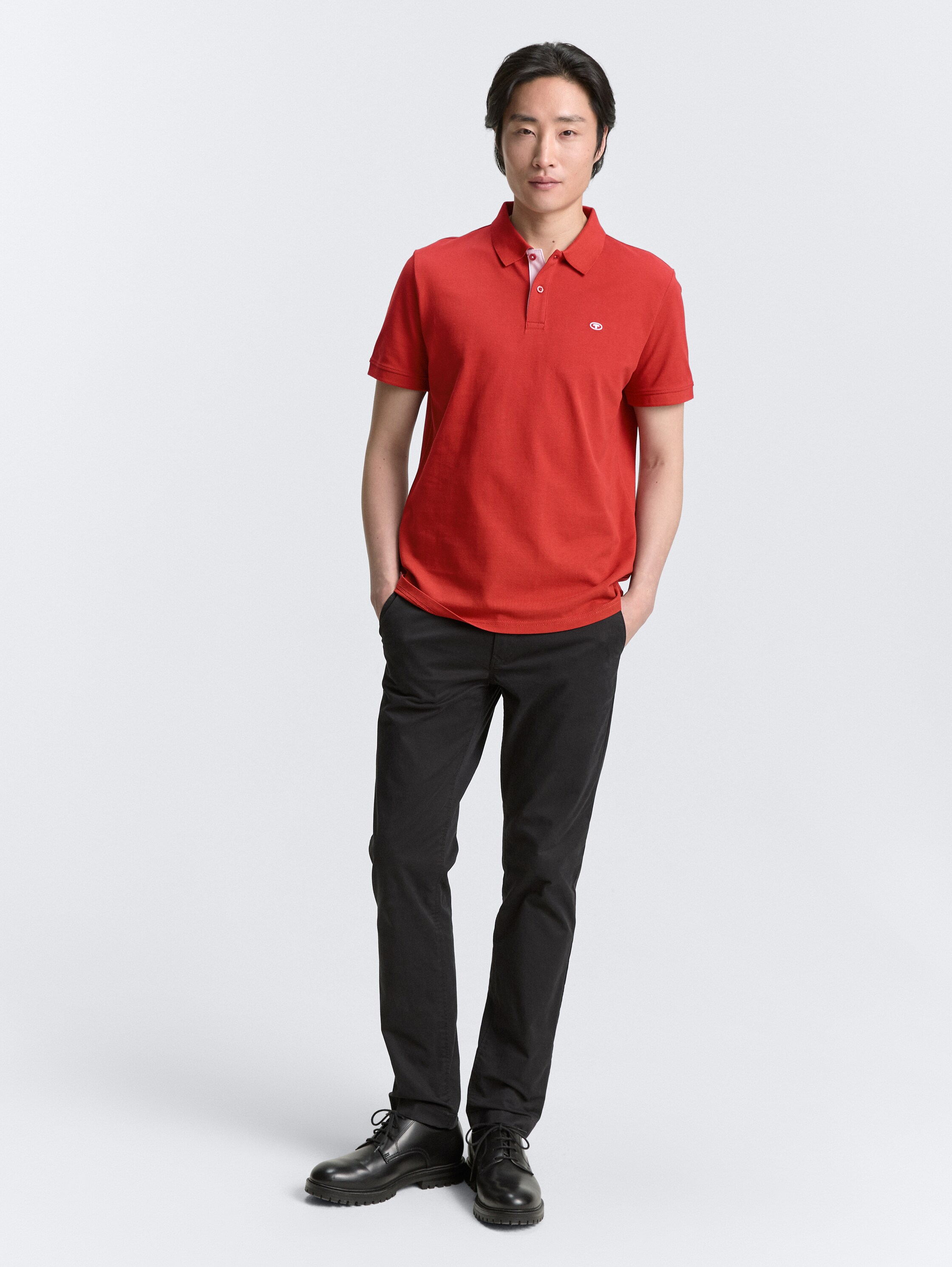 Piqué Poloshirt aus Baumwolle - 1