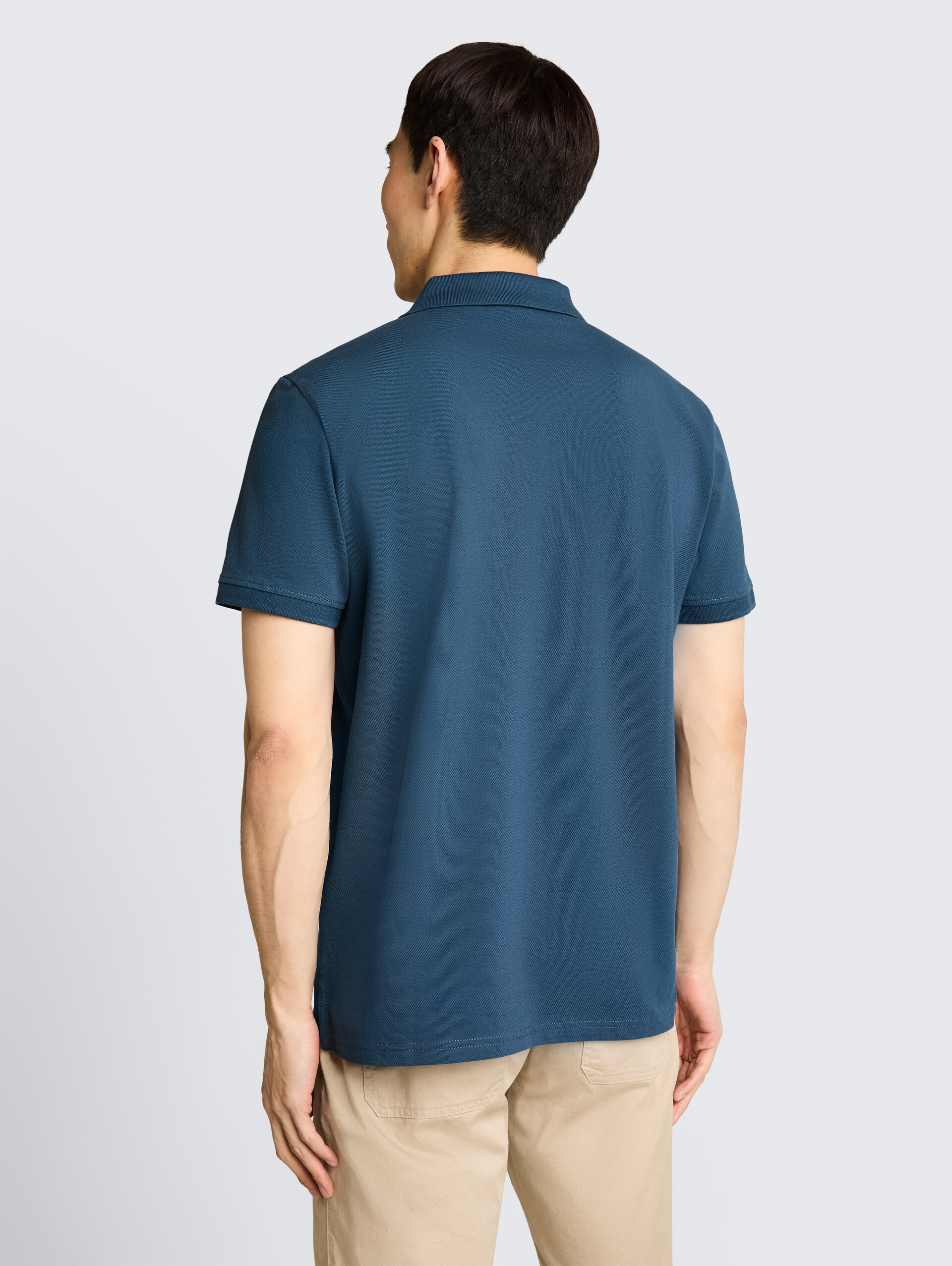 Polo en piqué avec logo brodé - nighttime blue