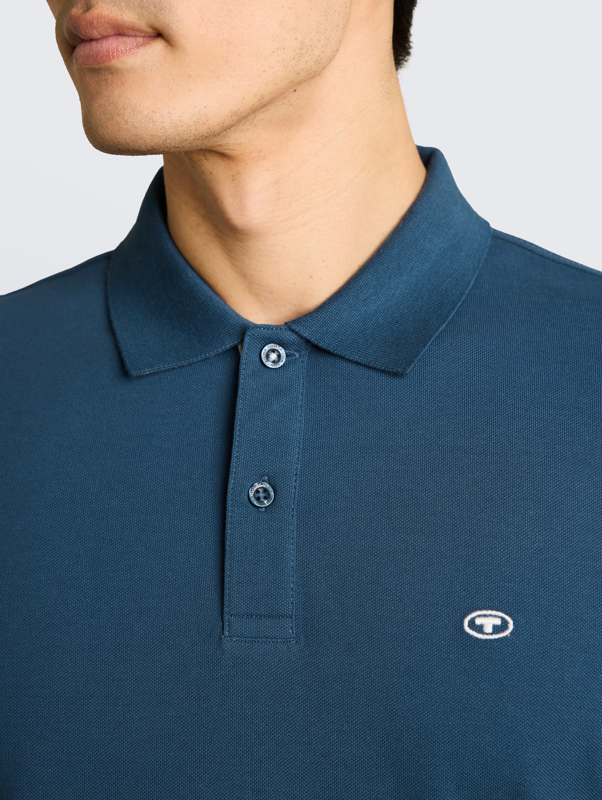 Polo en piqué avec logo brodé - nighttime blue