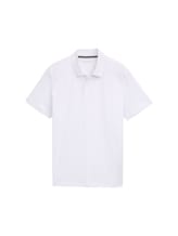 Geselecteerd, Piqué poloshirt met geborduurd logo door Tom Tailor, wit